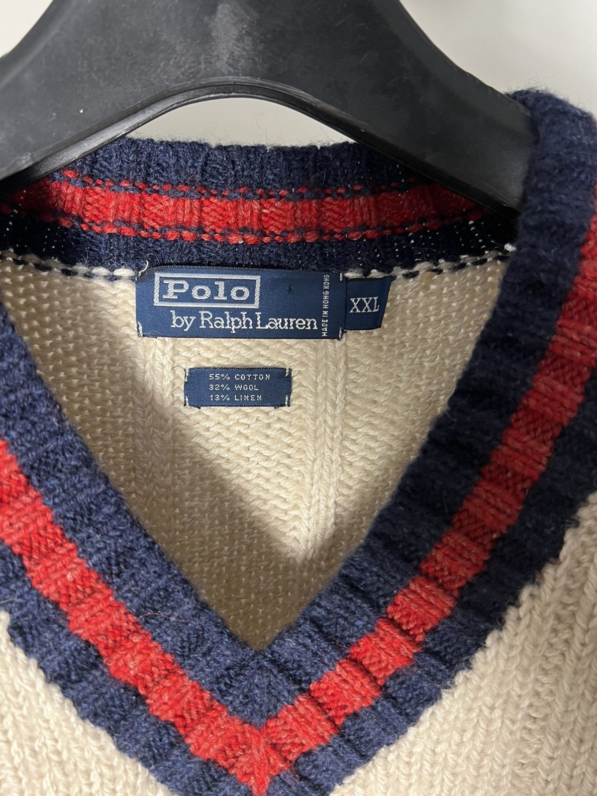 Polo Ralph Lauren × Vintage VERY RARE POLO RALPH LAUREN SWEATER KNIT DESIGNER RETRO 90s Size US XXL / EU 58 / 5 - 3 Thumbnail