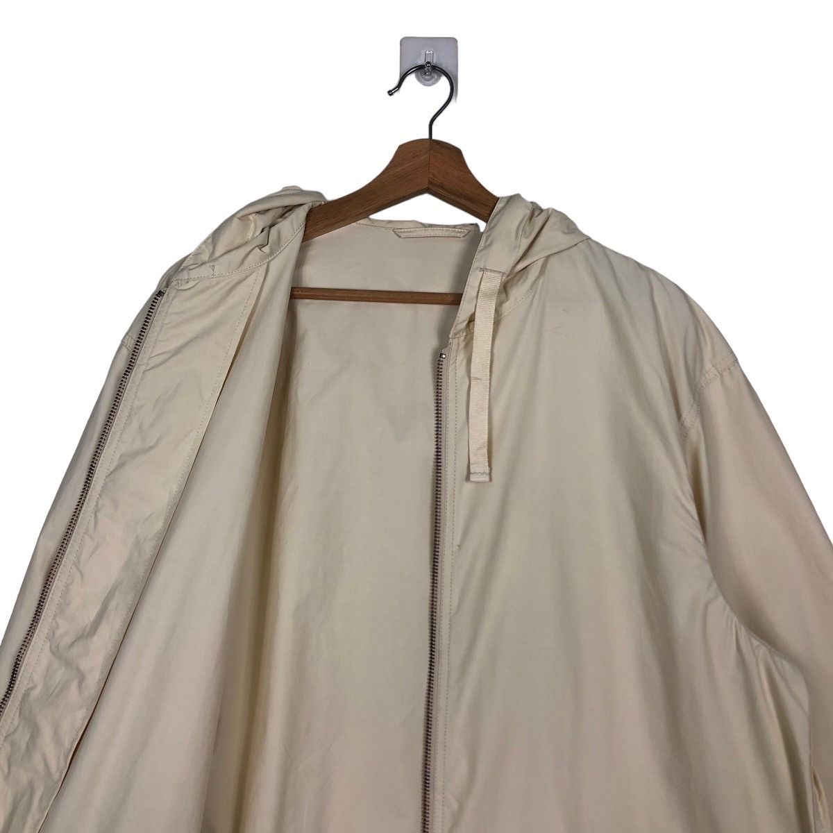 Japanese Brand 🔥Rich Brown Cream - Long Fly Coats Jacket Uniqlo Undercover Size US L / EU 52-54 / 3 - 11 Thumbnail