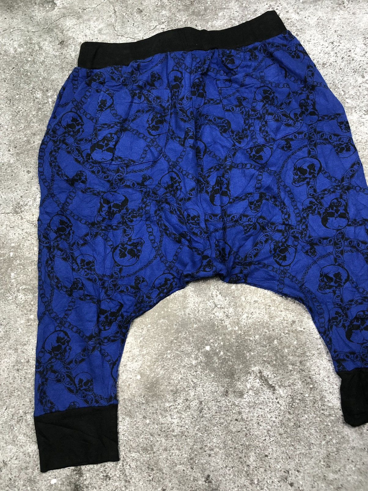 Japanese Brand Vida Roseo Cropped Y2K Skull Print Pants Size US 30 / EU 46 - 5 Thumbnail