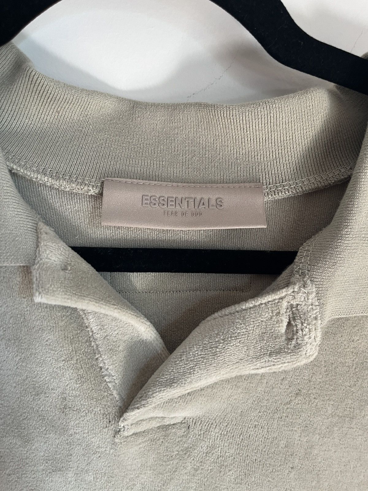 Fear of God NWT Fear of God Essentials Velour Sleeveless Polo Seafoam Size XL / US 12-14 / IT 48-50 - 4 Thumbnail