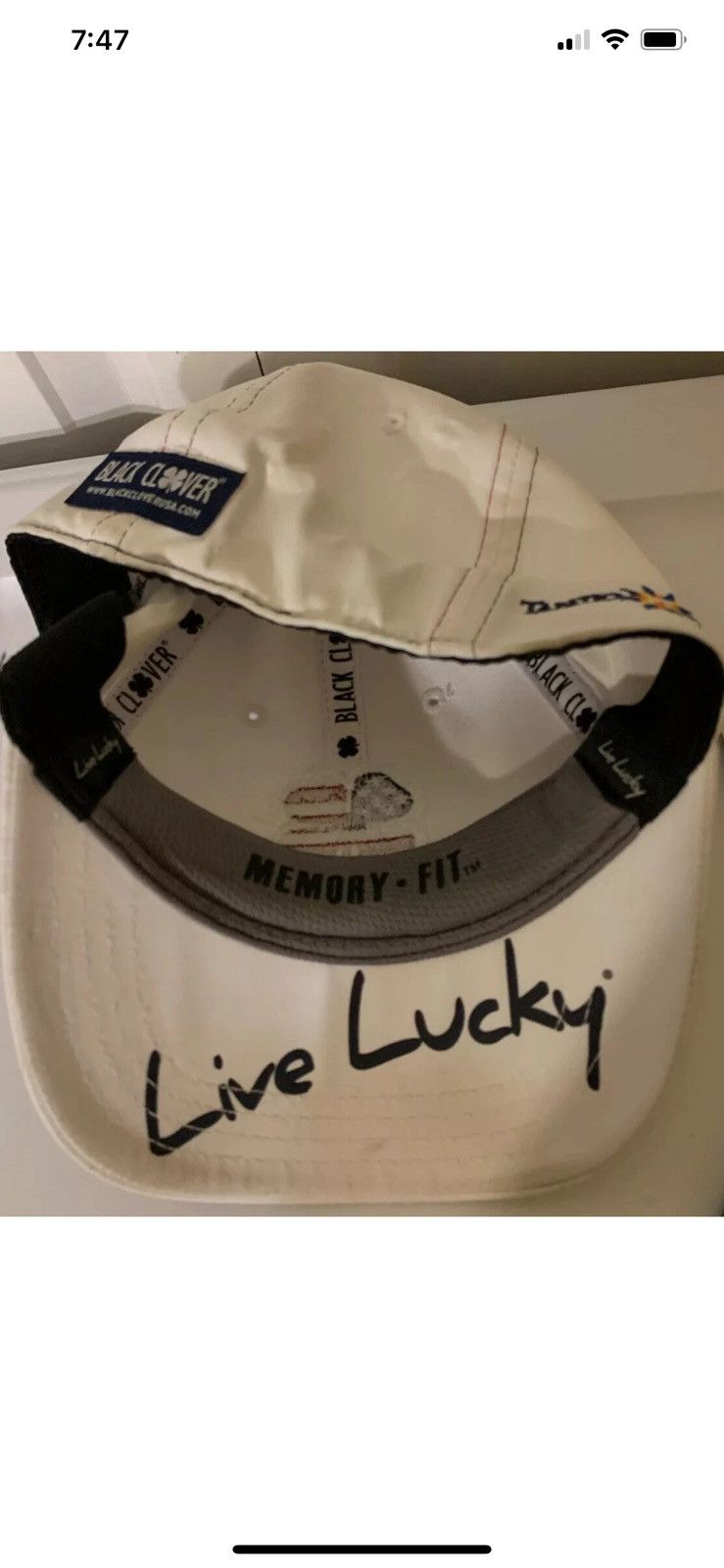 Other Black clover live lucky white cap hat s/m Size ONE SIZE - 6 Thumbnail