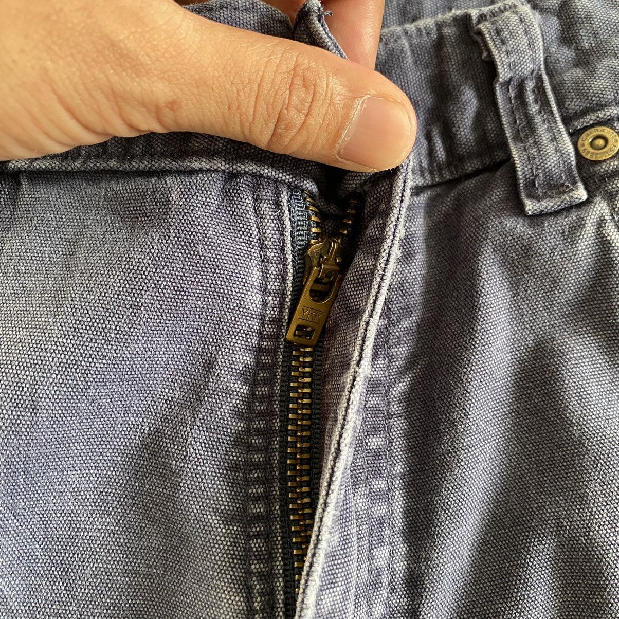 Carhartt Vintage Carhartt Faded Navy Blue Carpenter Work Pants Size US 33 - 10 Thumbnail