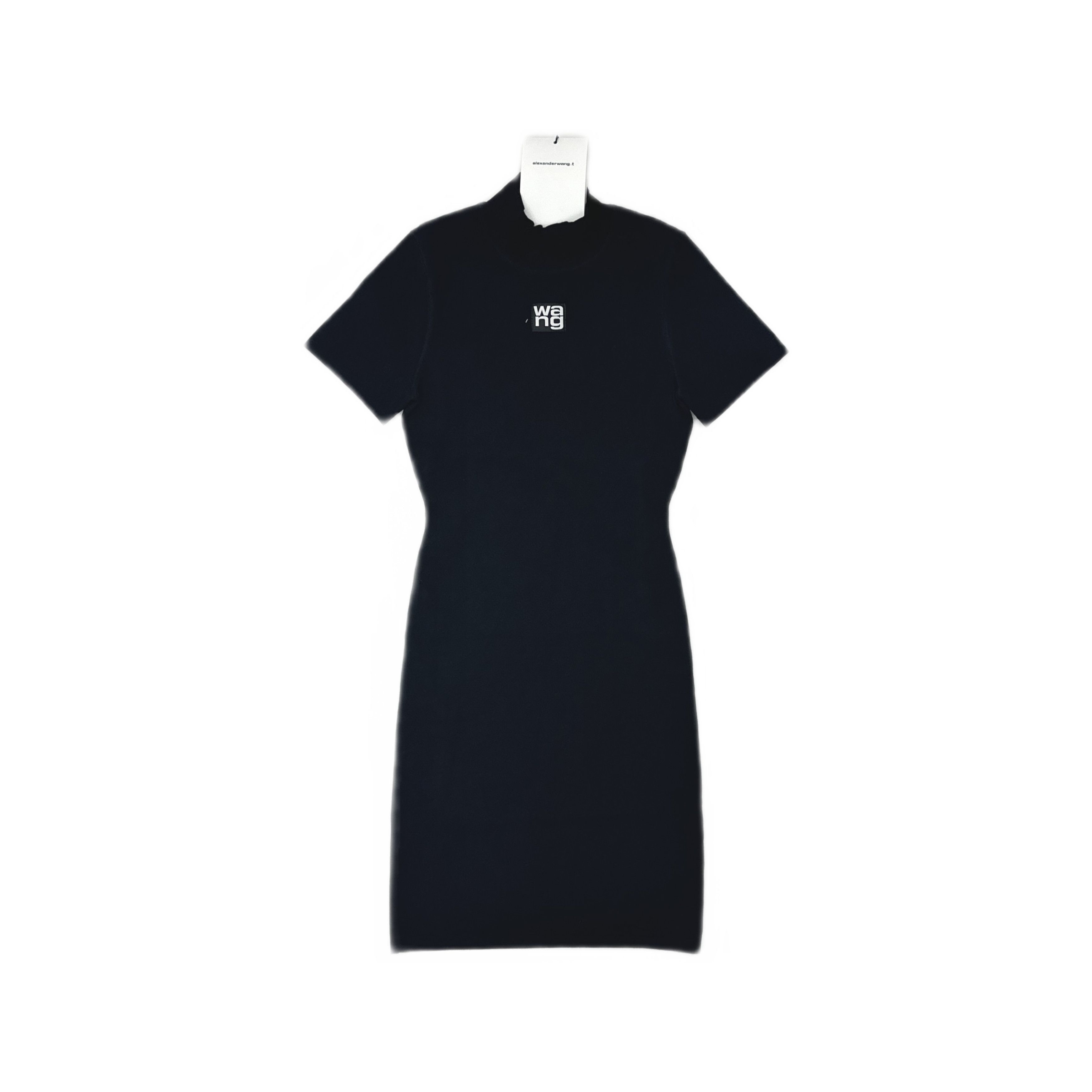 Alexander Wang Alexander Wang Logo Mock Neck Mini Dress XS Size XS / US 0-2 / IT 36-38 - 1 Thumbnail
