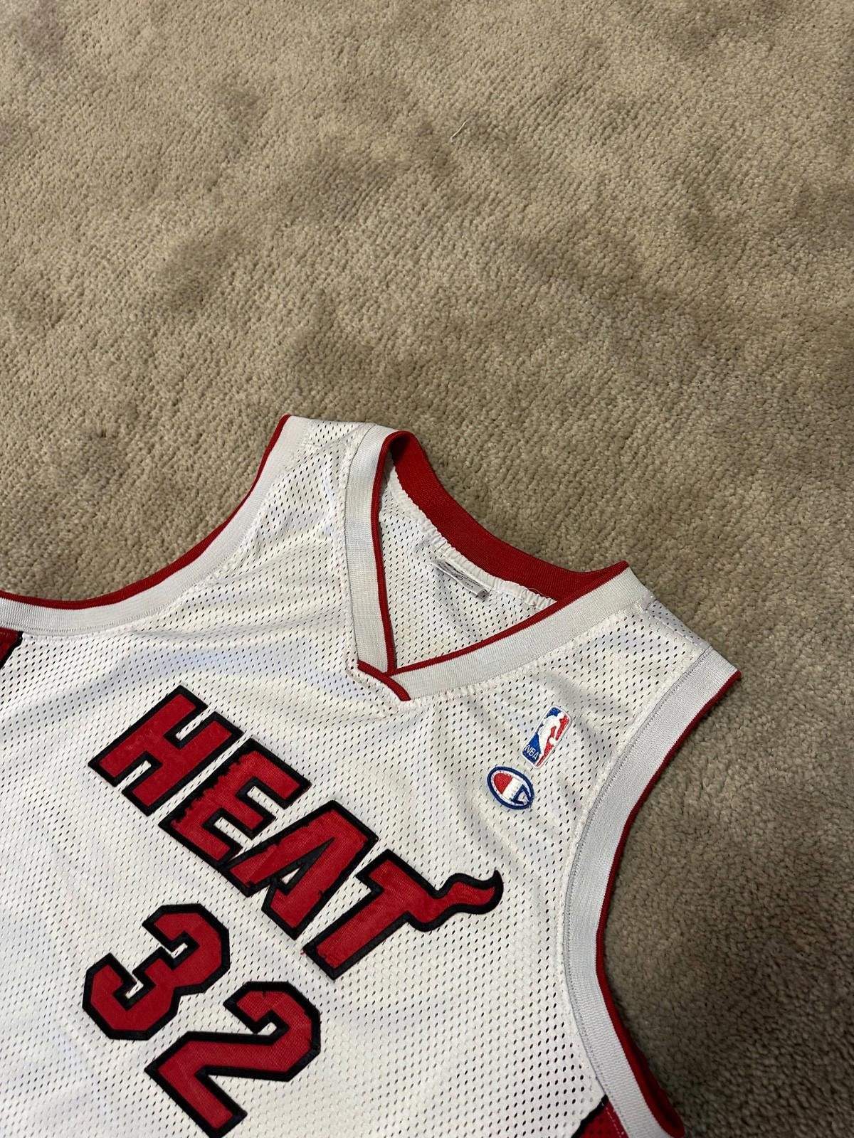 Champion MIAMI HEAT NBA SHIRT O'NEAL CHAMPION JERSEY SHIRT CAMISETA Size US L / EU 52-54 / 3 - 4 Thumbnail