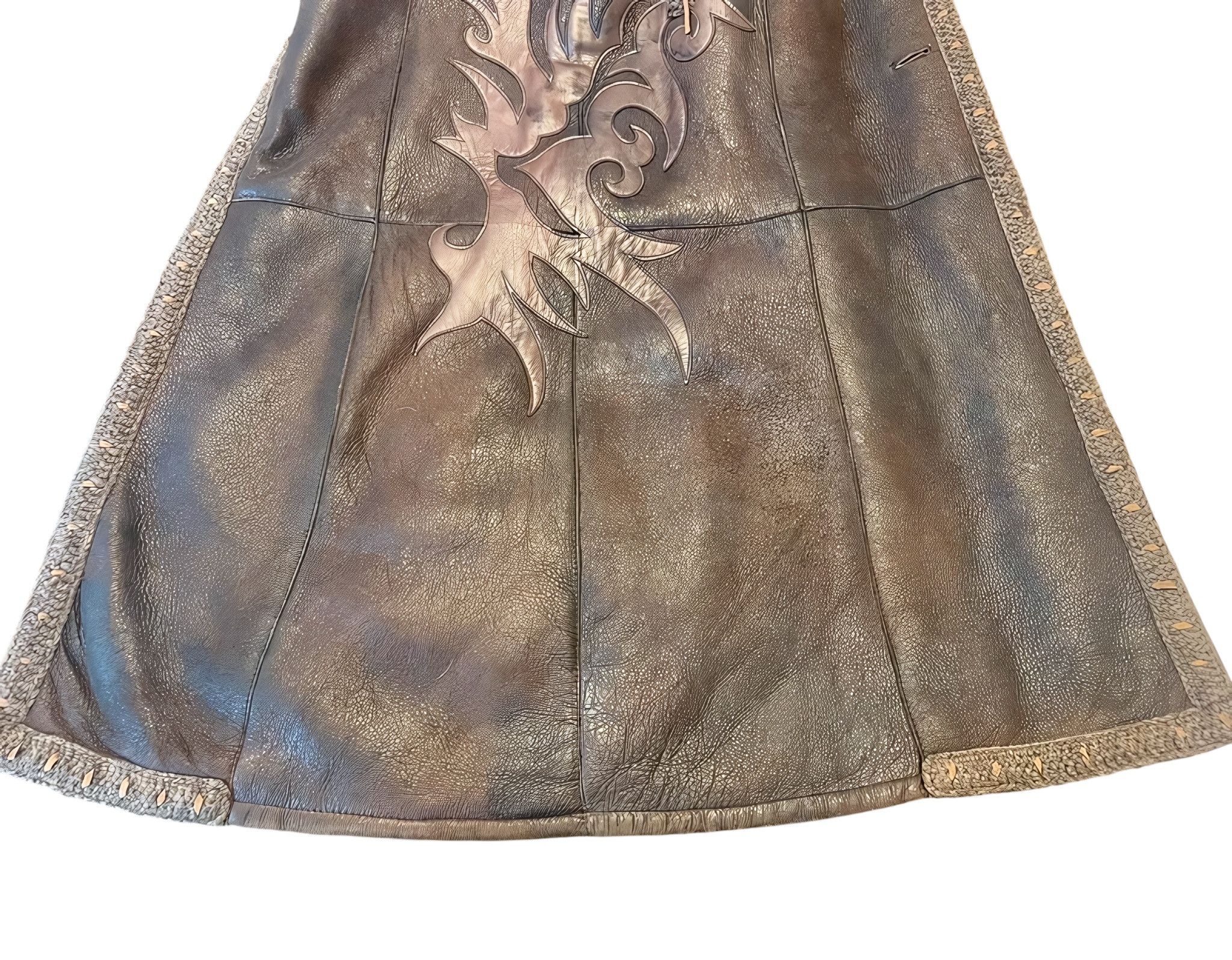 Roberto Cavalli RARE SHEARLING LEATHER BELTED COAT Size S / US 4 / IT 40 - 5 Thumbnail