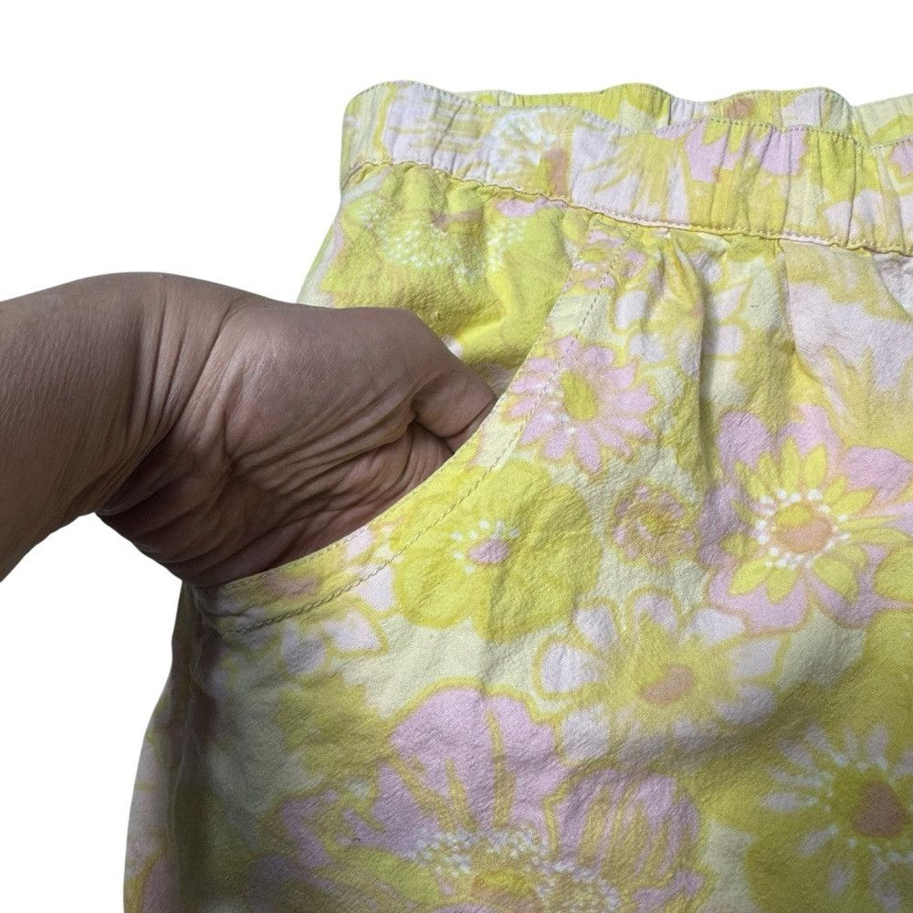 Free People Free People Palo Duro Yellow Floral Shorts Size M Size 32" / US 10 / IT 46 - 5 Thumbnail