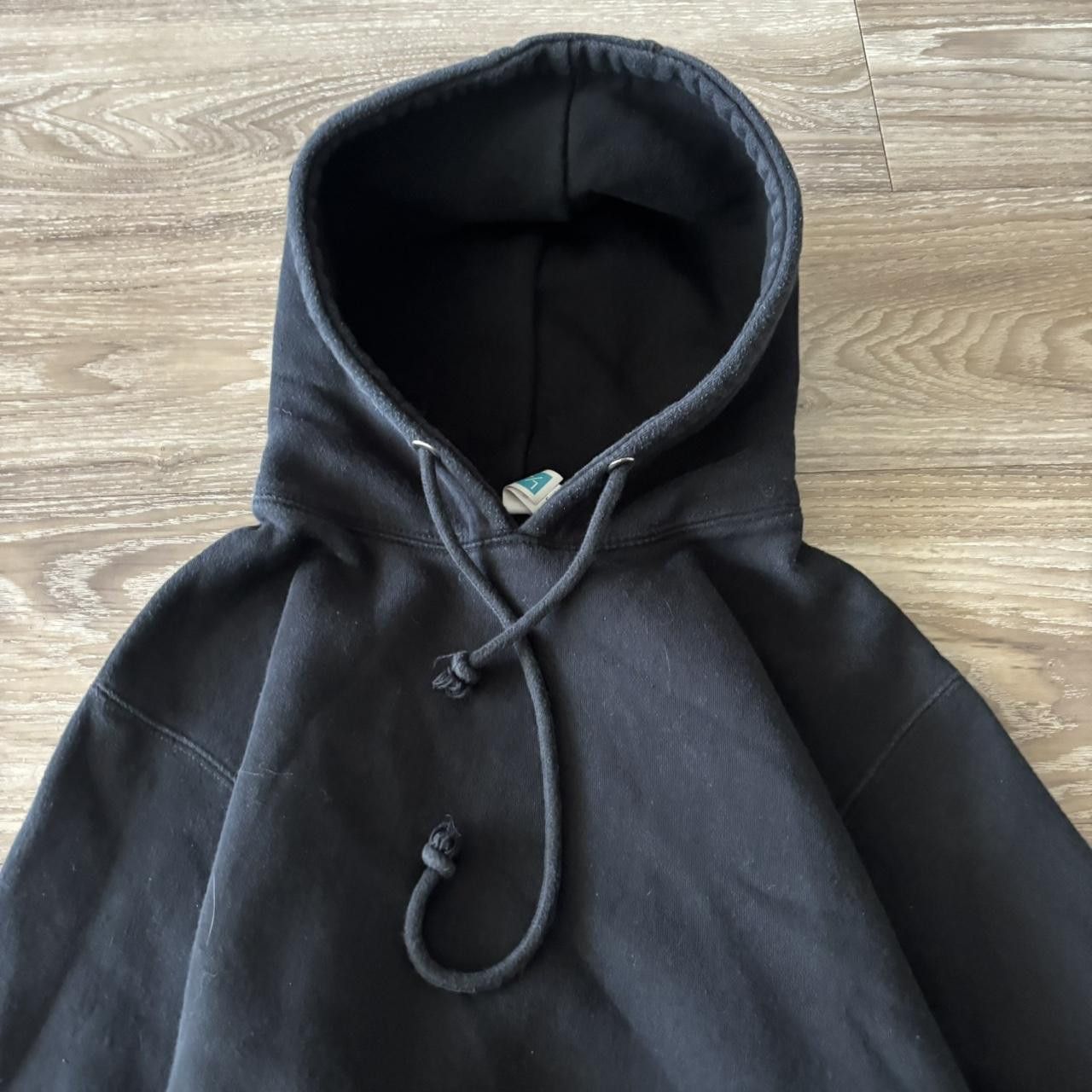 Vintage Crazy Vintage Y2K/2000s Black Blank Heavyweight Essential Pullover Hoodie! Size S Size US S / EU 44-46 / 1 - 2 Thumbnail
