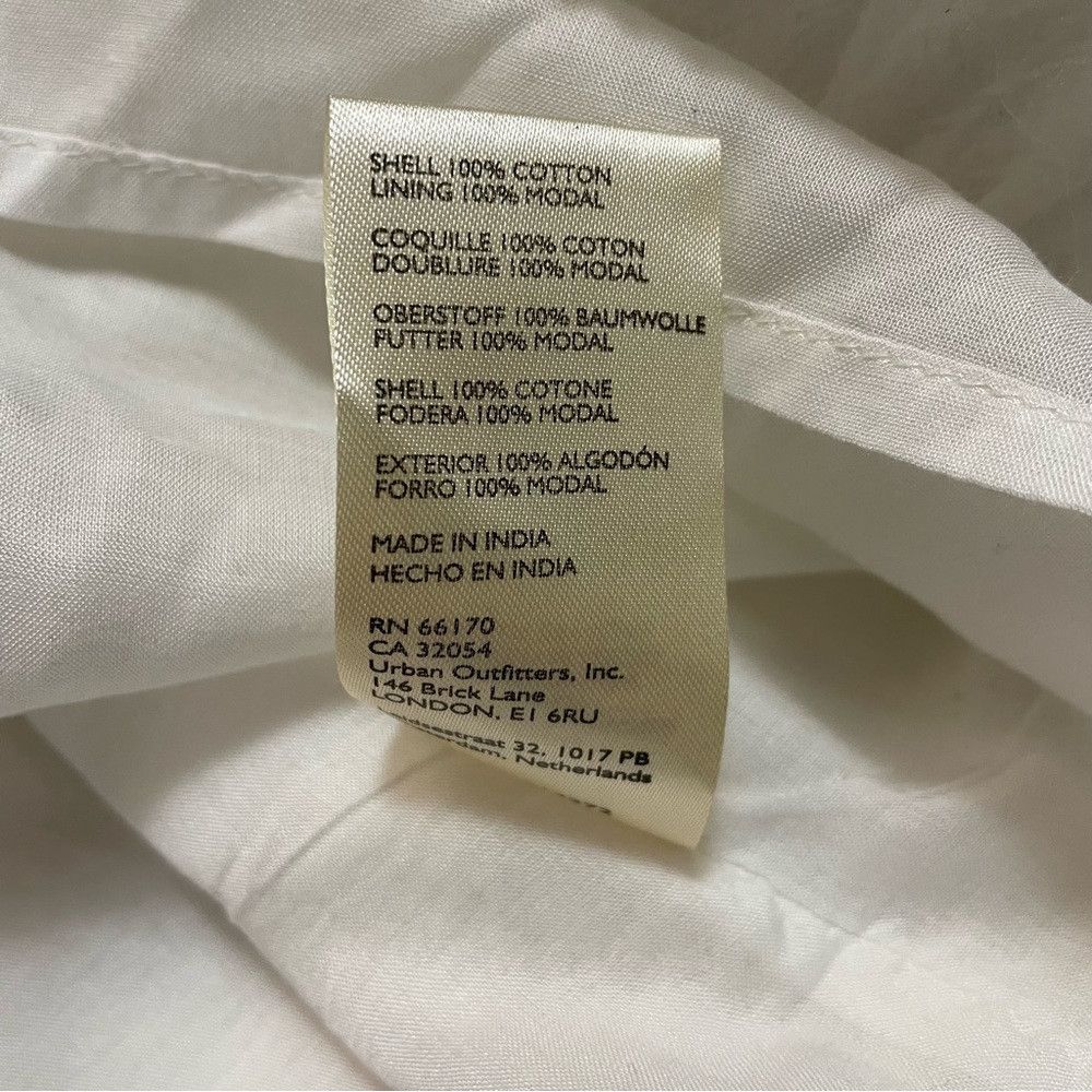 Free People NWT New $128 Free People Desert Days Sleeveless White Minid Size L / US 10 / IT 46 - 8 Thumbnail