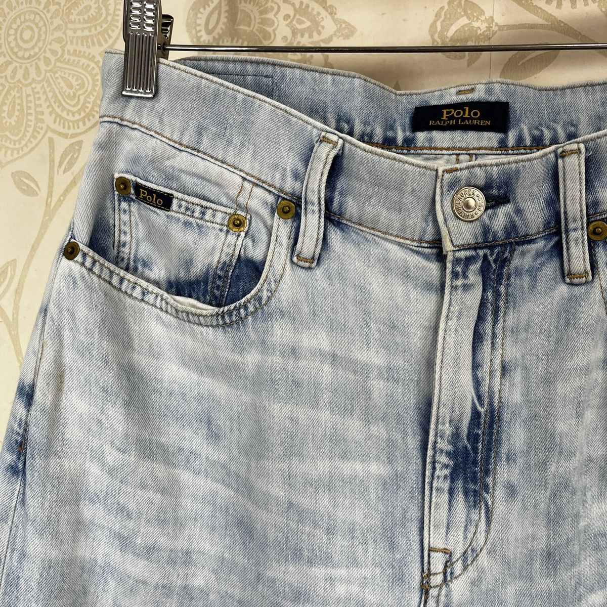 Vintage Vintage Flared Polo Ralph Lauren Denim Jeans Size US 29 - 6 Thumbnail