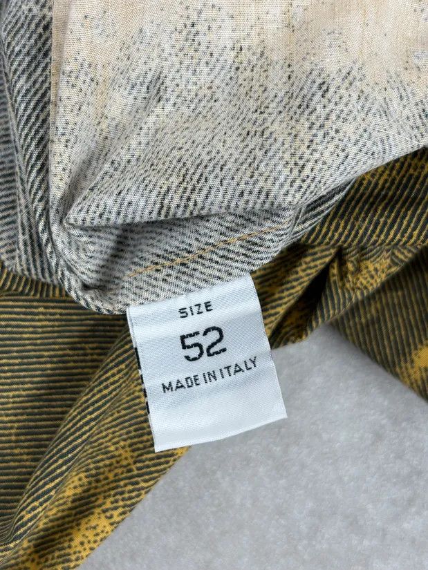 Roberto Cavalli SS2004 Cavalli Yellow Tern Abstract Sunset Shirt Size US L / EU 52-54 / 3 - 9 Thumbnail