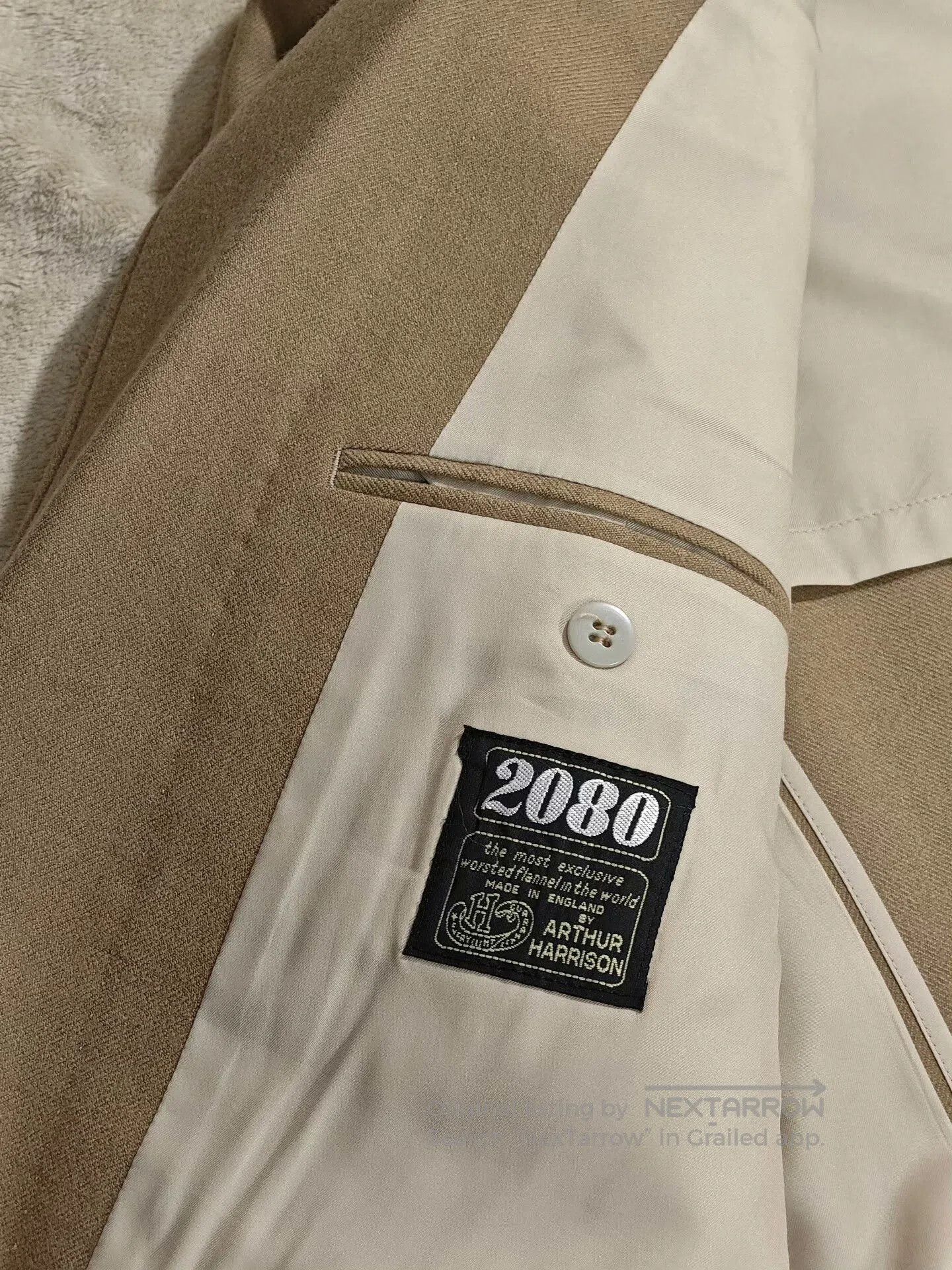 Japanese Brand Custom Harrison Wool Suit 2080. Size US L / EU 52-54 / 3 - 7 Thumbnail