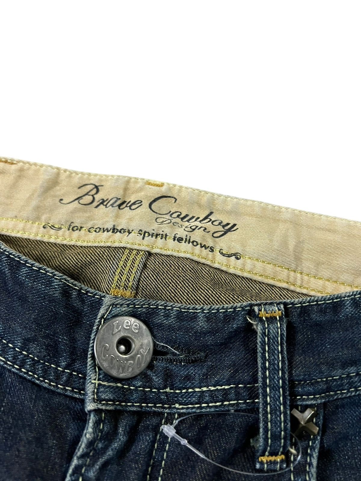 If Six Was Nine Lee Cowboy Backle Back Jean Size US 30 / EU 46 - 12 Thumbnail