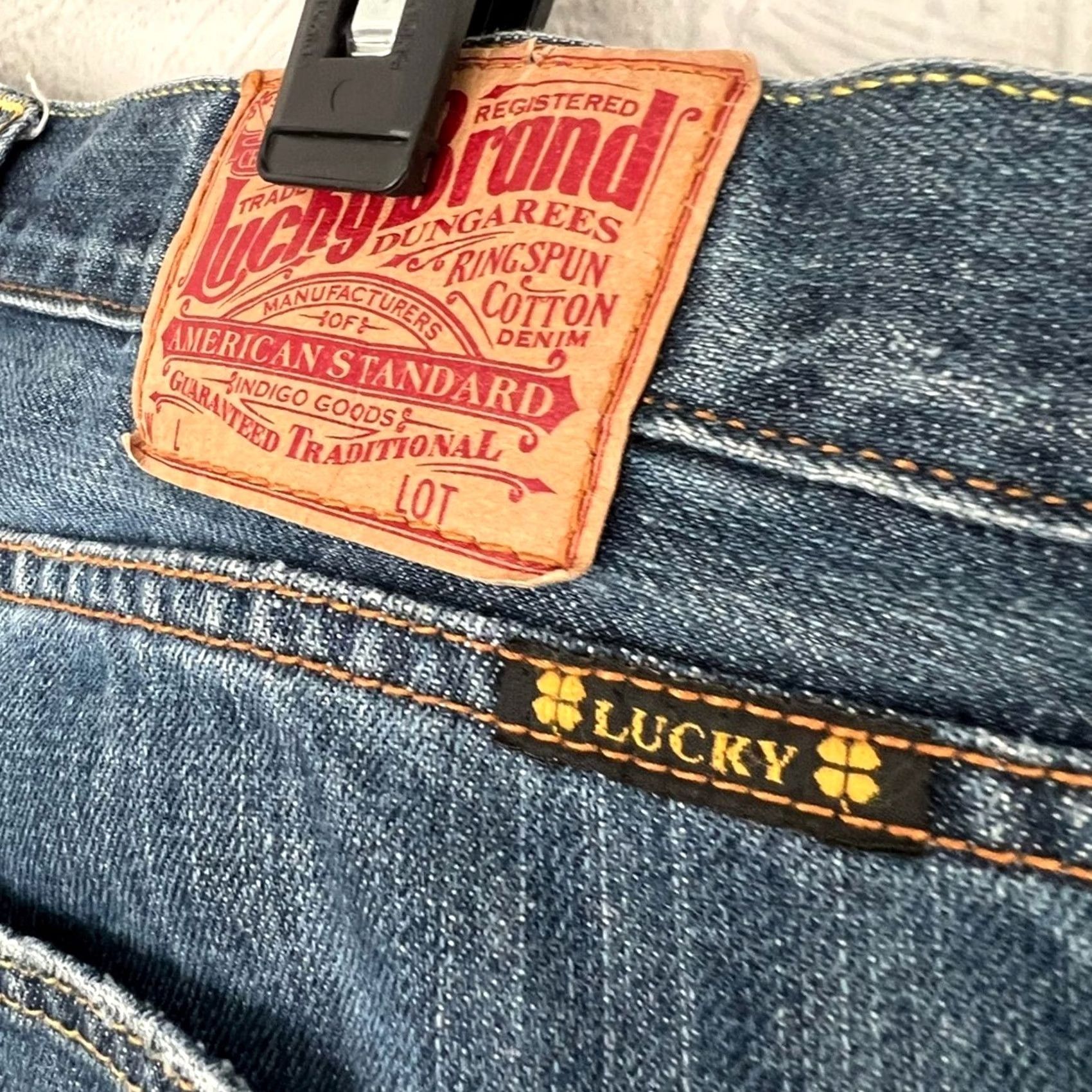 Lucky Brand Lucky Brand Men Denim 361 Vintage Straight-Leg Jeans 34x29 Blue Regular Inseam 29 Men Size US 34 / EU 50 - 4 Thumbnail