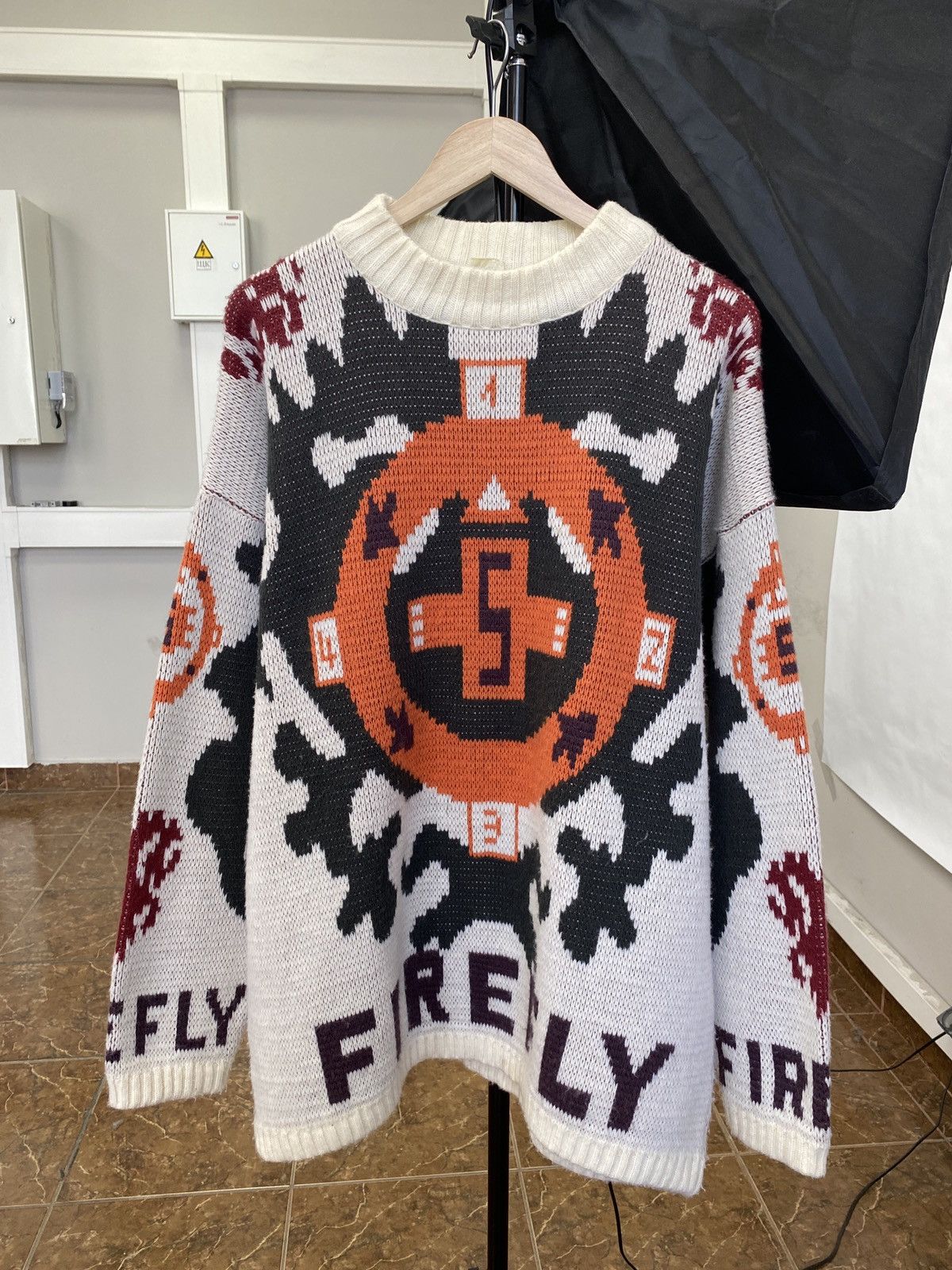 🇺🇸🏂 Vintage 90s FireFly Snowboarding Y2K Archive Sweater Rare