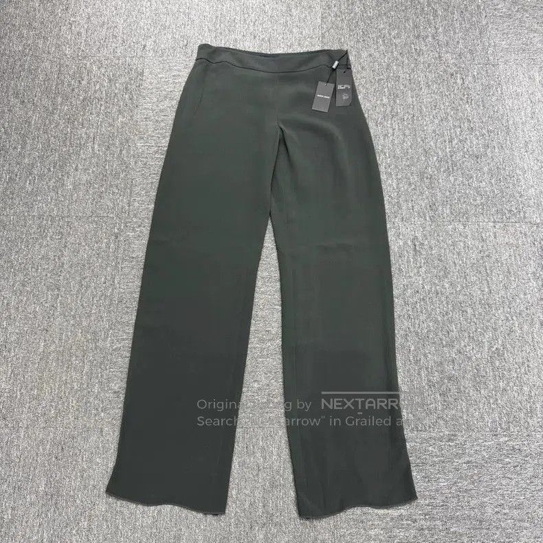 Emporio Armani GIORGIO ARMANI Green Silk Casual Pants. Size US 34 / EU 50 - 1 Thumbnail