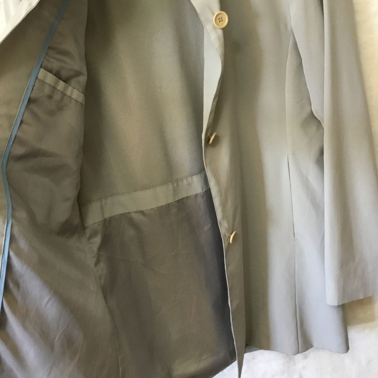 Kenneth Cole Kenneth Cole Reaction Light Gray Classic Rain Coat Size S / US 4 / IT 40 - 14 Thumbnail