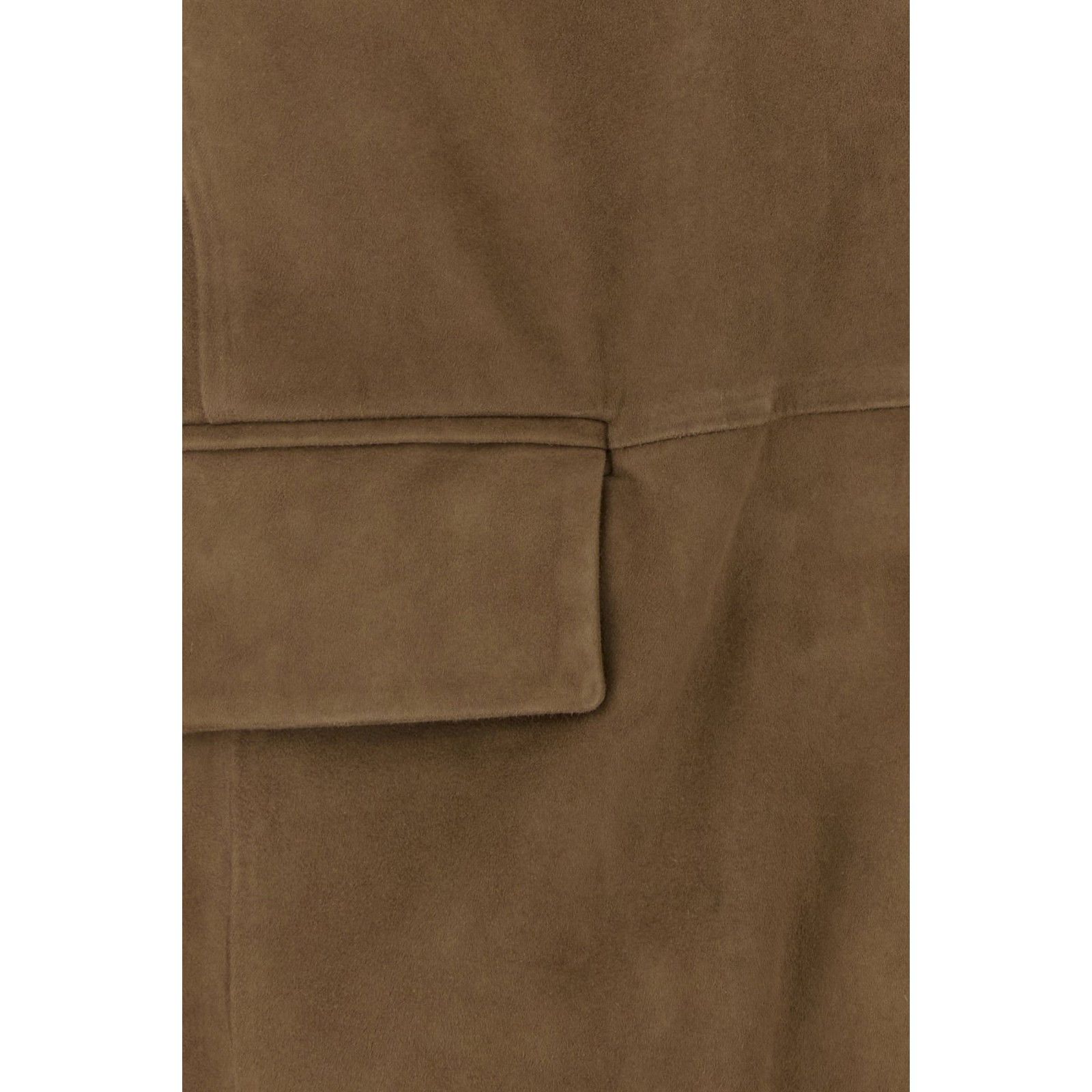 Max Mara MAX MARA Anfora Brown Biscuit Suede Blazer Jacket New & Auth Size S / US 4 / IT 40 - 3 Thumbnail