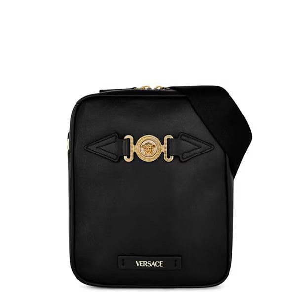 Versace o1g2r1mq0824 Size: OS / Medusa Crossbody Bag in Black & Gold Size ONE SIZE - 1 Thumbnail