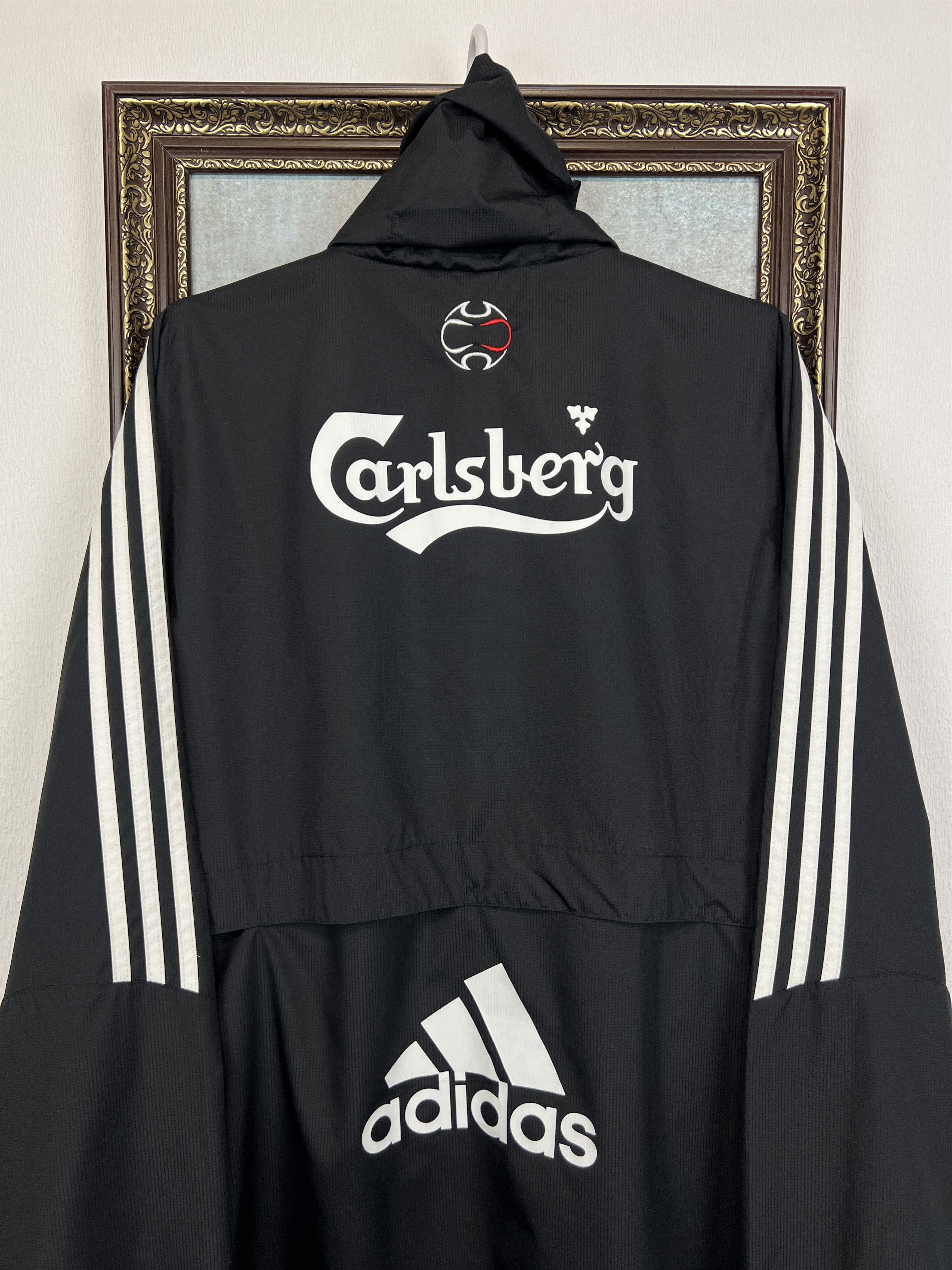 Adidas Liverpool Football Jacket Soccer Track Top Hooded Rare Size US L / EU 52-54 / 3 - 10 Thumbnail