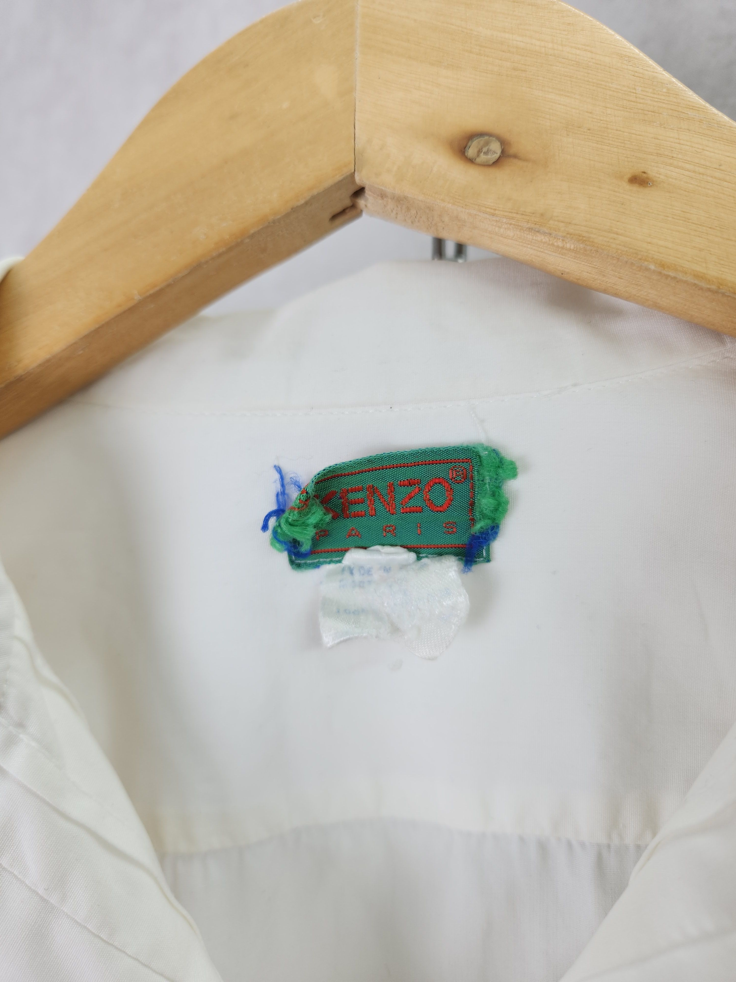 Kenzo Vintage Kenzo Jeans victorian style cotton shirt button ups Size M / US 6-8 / IT 42-44 - 10 Thumbnail
