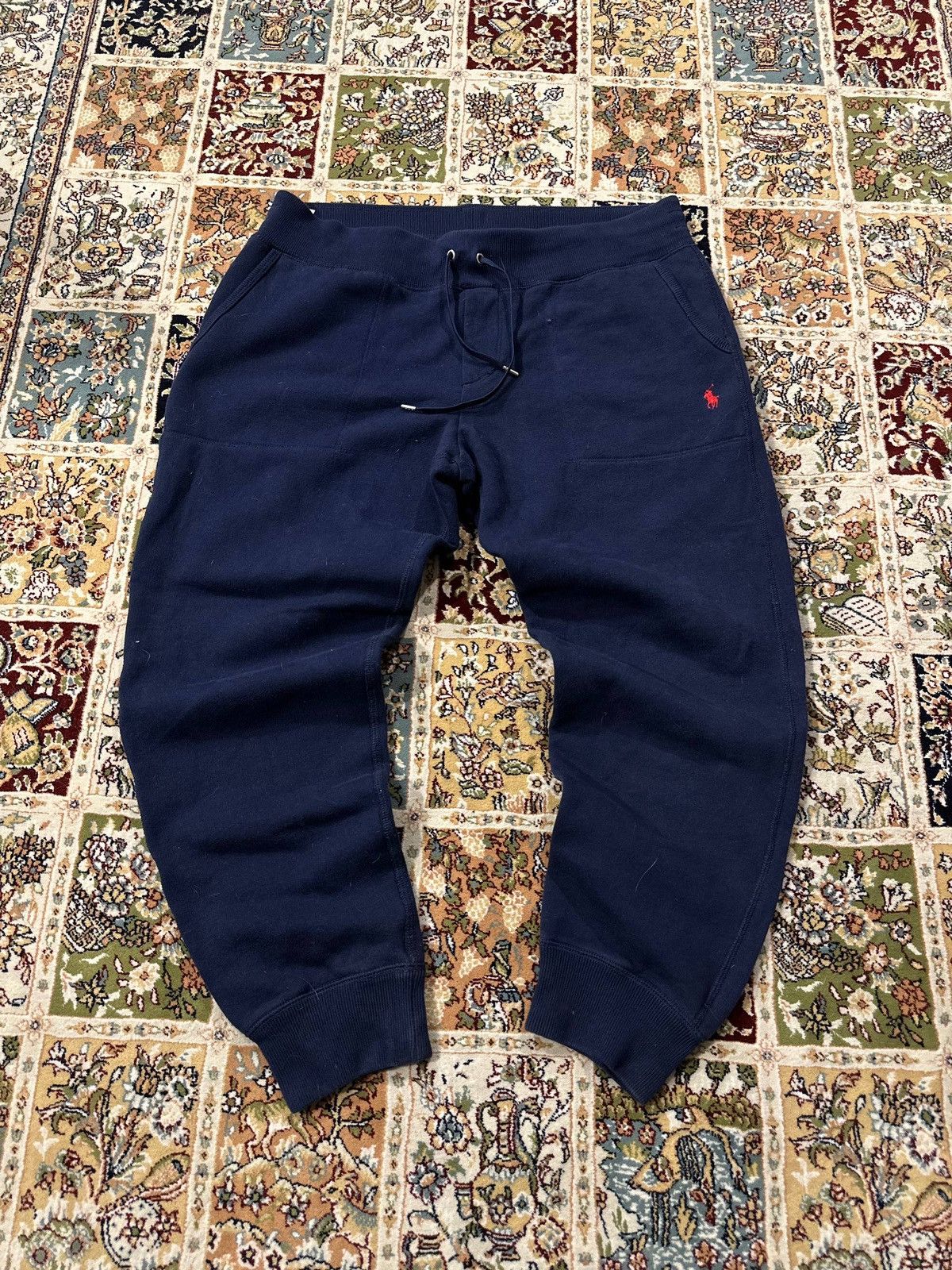 Polo Ralph Lauren Vintage Polo Ralph Lauren Baggy RRL Sweatpants L Size US 34 / EU 50 - 1 Thumbnail