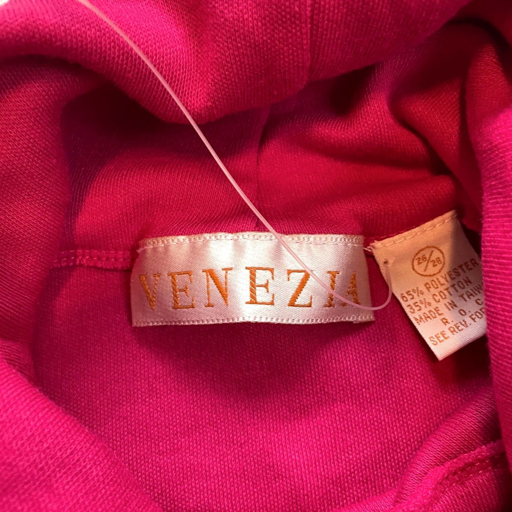 Pinko Venezia Shirt Womens 2X Pink Turtleneck Long Sleeve Vintage Soft Ladies Top Size XXL / US 16-18 / IT 52-54 - 6 Thumbnail