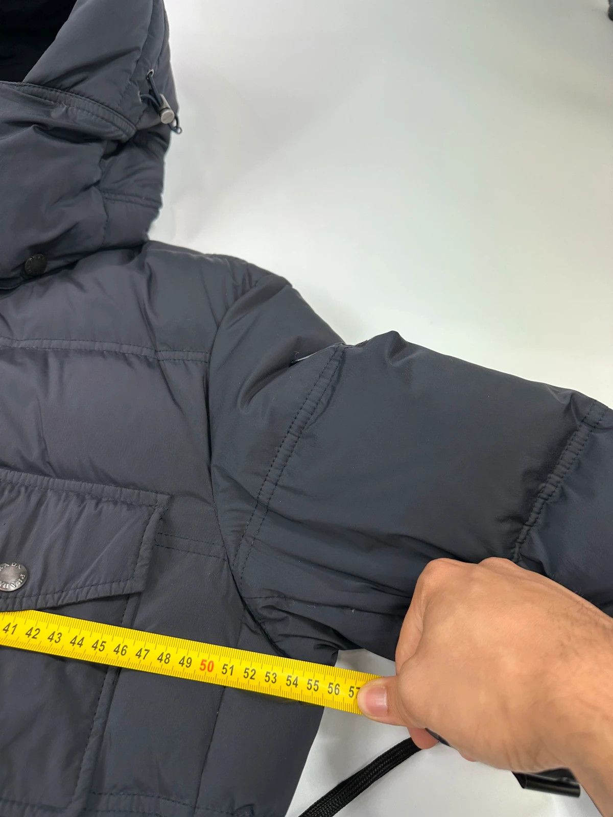 Prada Prada Milano Dark Navy Hooded Puffer Jacket Triangle Size US M / EU 48-50 / 2 - 18 Thumbnail