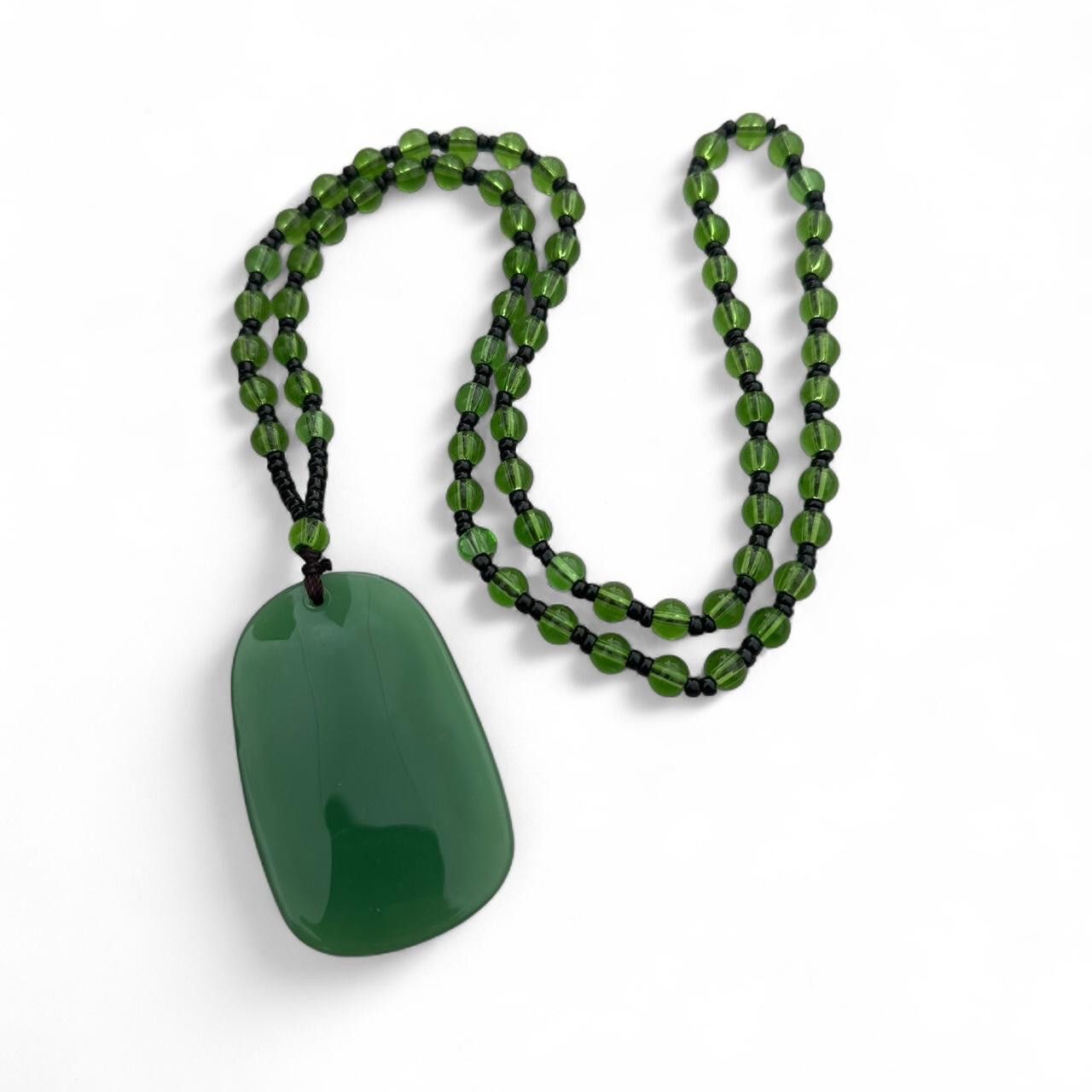 Other Green Jade Saint Jude Buddha style necklace Size ONE SIZE - 2 Thumbnail