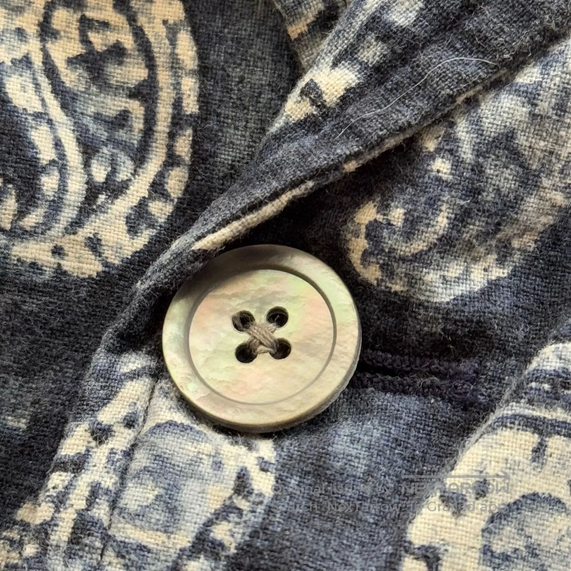Polo Ralph Lauren Ralph Lauren Indigo Paisley Cotton Blazer. Size US XL / EU 56 / 4 - 8 Thumbnail