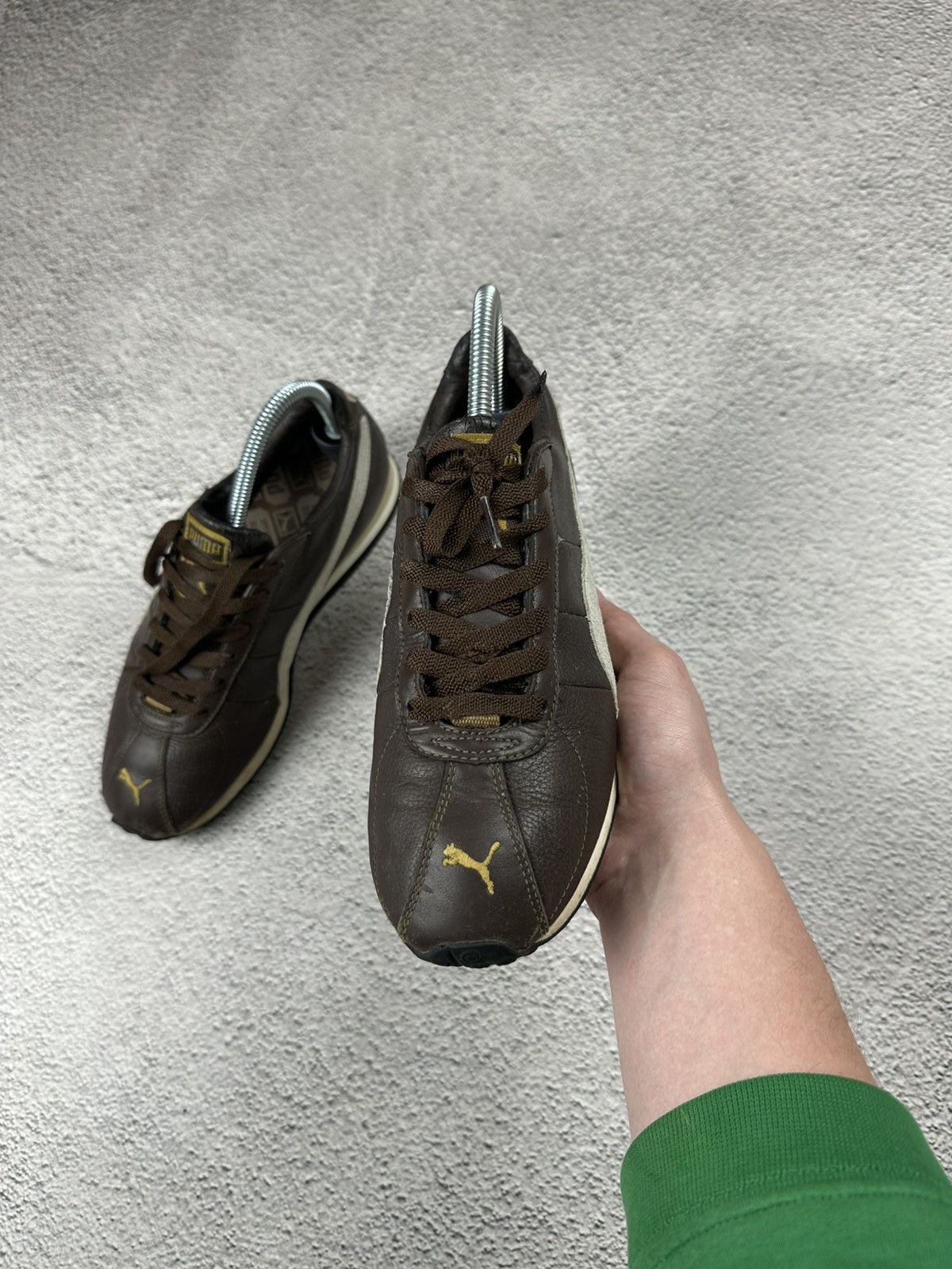 Puma Vintage Puma Speed Cat Leather Sneakers Y2K Hype Style Size US 7 / IT 37 - 6 Thumbnail