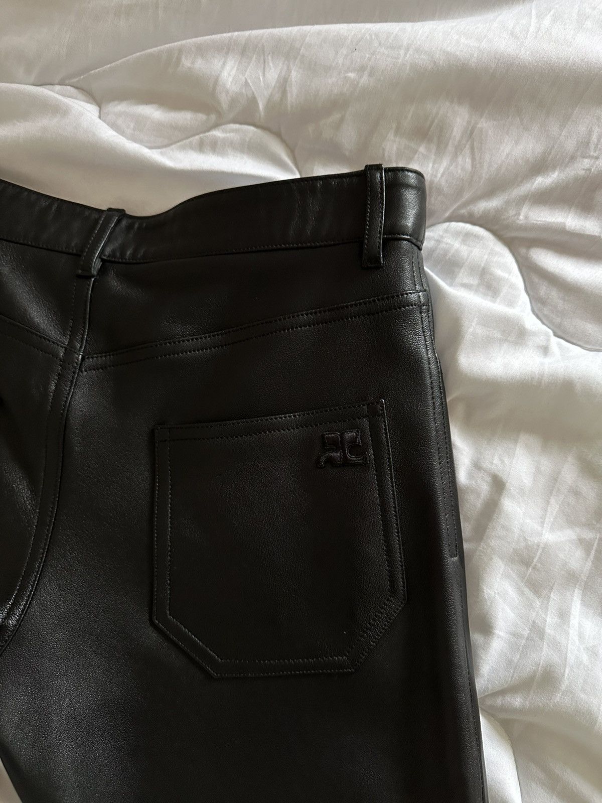 Courreges Courrèges Slim Leather Pants Size US 30 / EU 46 - 3 Thumbnail