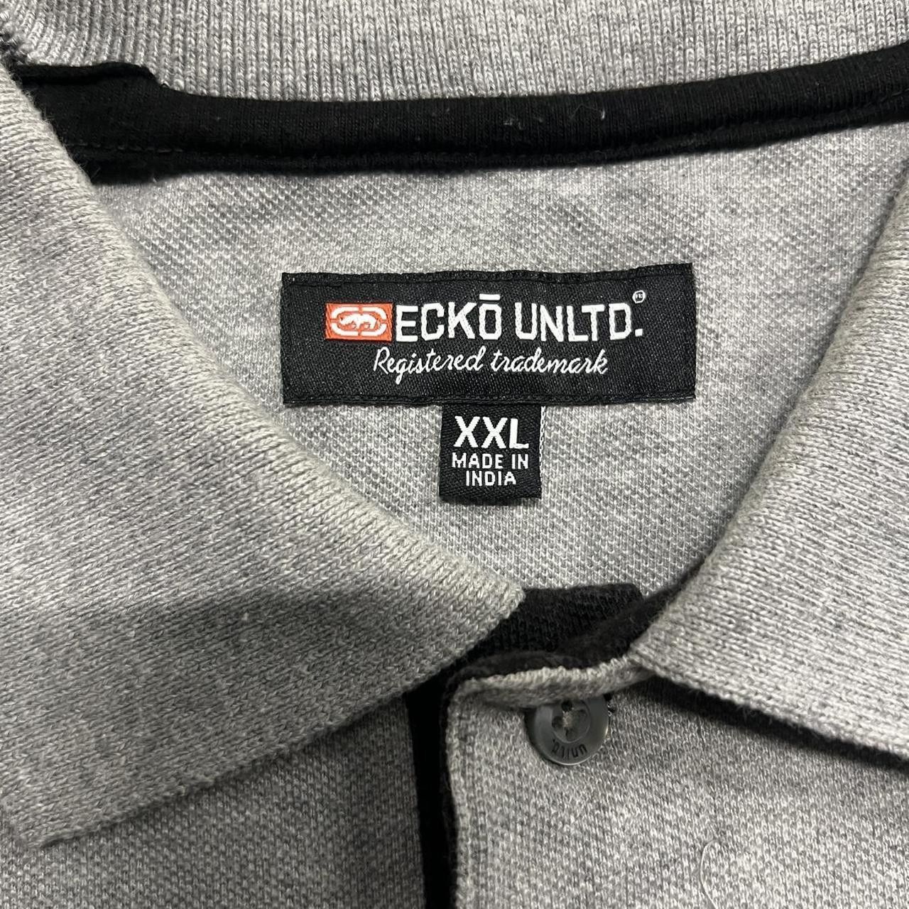 Ecko Unltd. Vintage Y2K/2000s Ecko Unltd Polo Shirt with Big Embroidered Logo ! Size US XXL / EU 58 / 5 - 6 Thumbnail