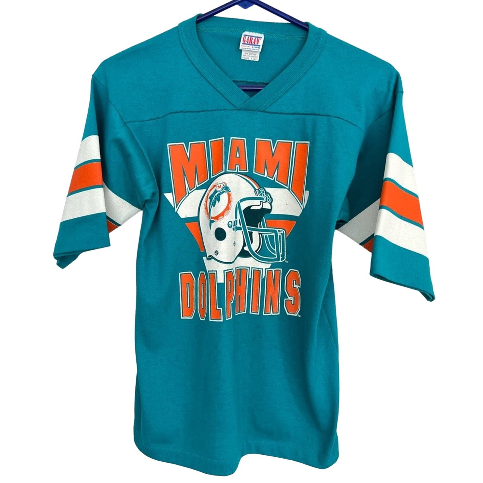 Vintage VINTAGE MIAMI DOLPHINS SHIRT YOUTH L MADE IN USA GARAN NEW Size US M / EU 48-50 / 2 - 1 Thumbnail
