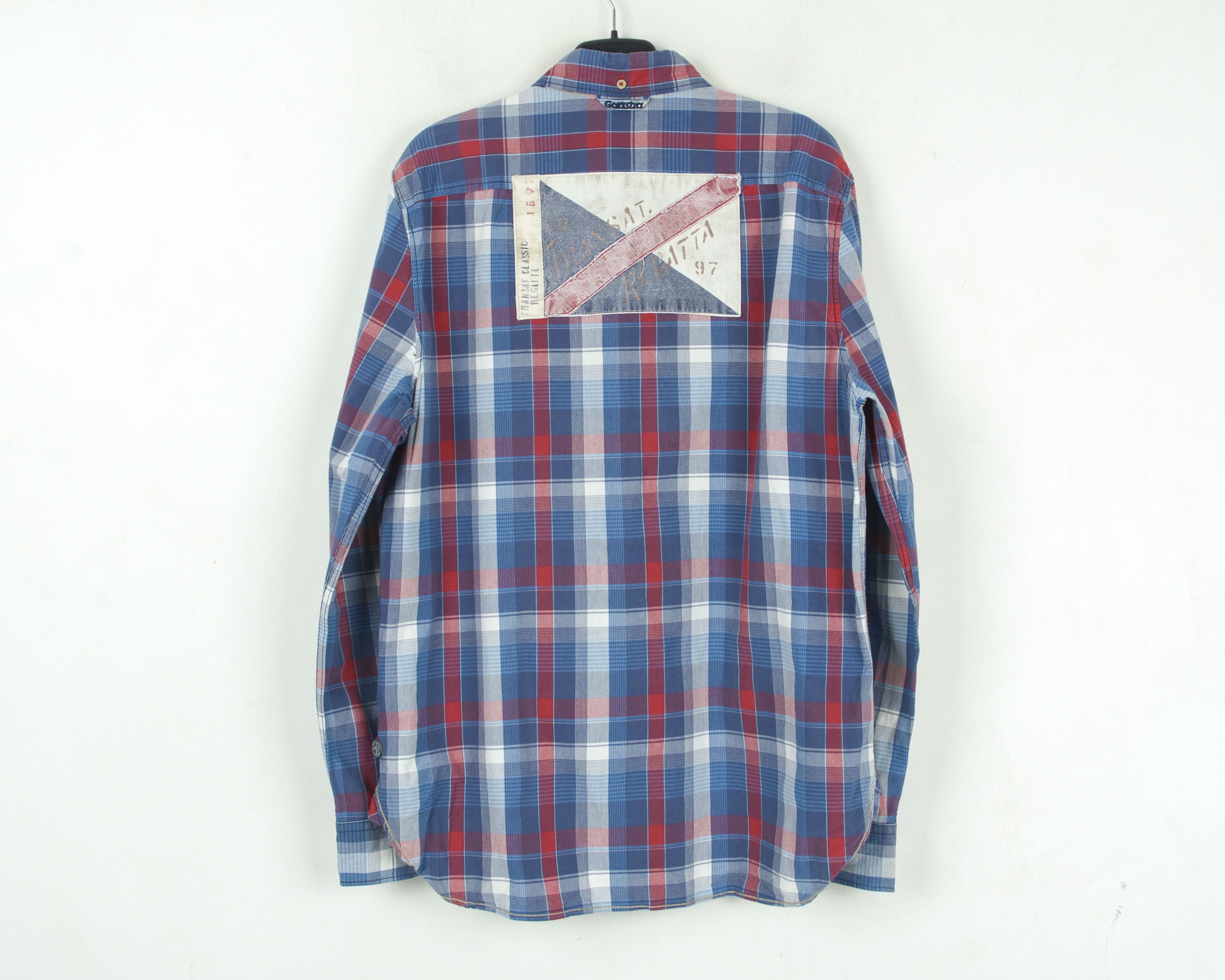 Other GAASTRA L Casual Shirt Cotton Check Plaid Tartan Long Sleev Size US L / EU 52-54 / 3 - 5 Thumbnail