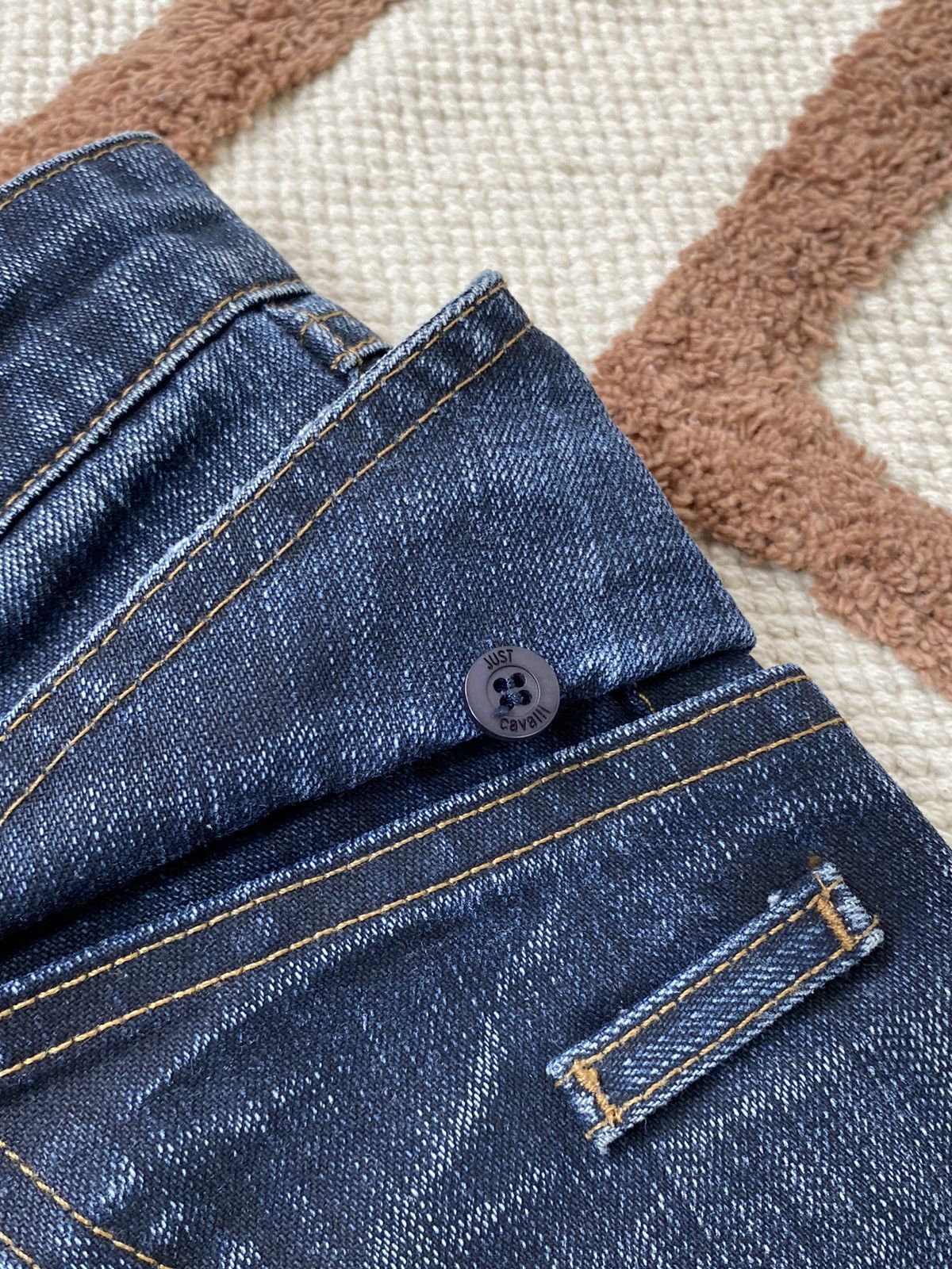 Roberto Cavalli WASHED ROBERTO CAVALLI DEMIN PANTS Size 28" / US 6 / IT 42 - 6 Thumbnail