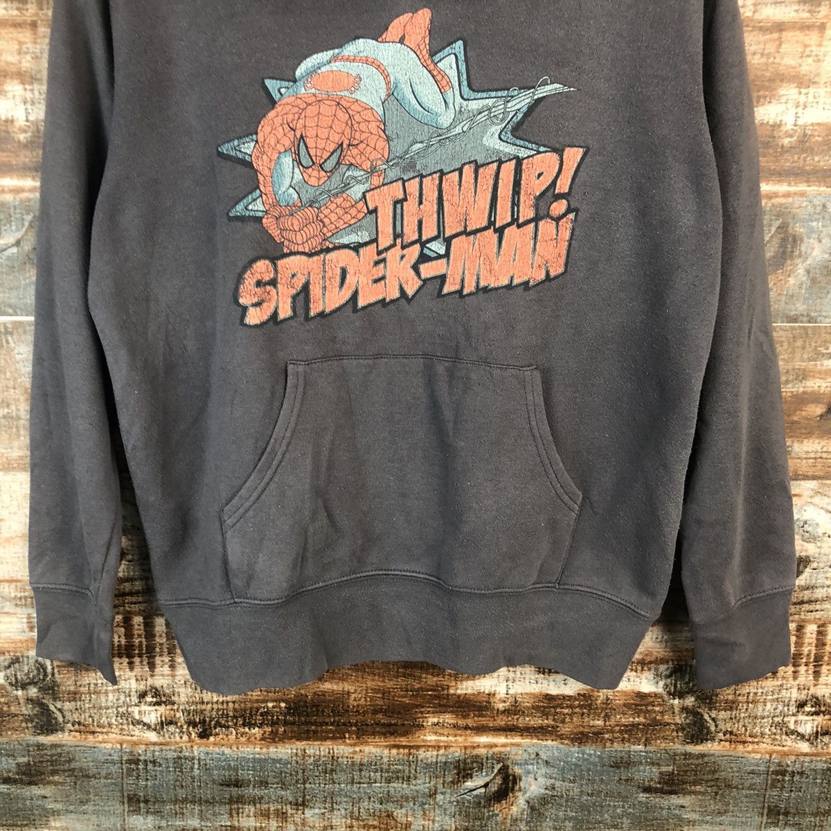 Marvel Comics Marvel Spiderman vintage Green Hoodie #A1589 Size US S / EU 44-46 / 1 - 6 Thumbnail