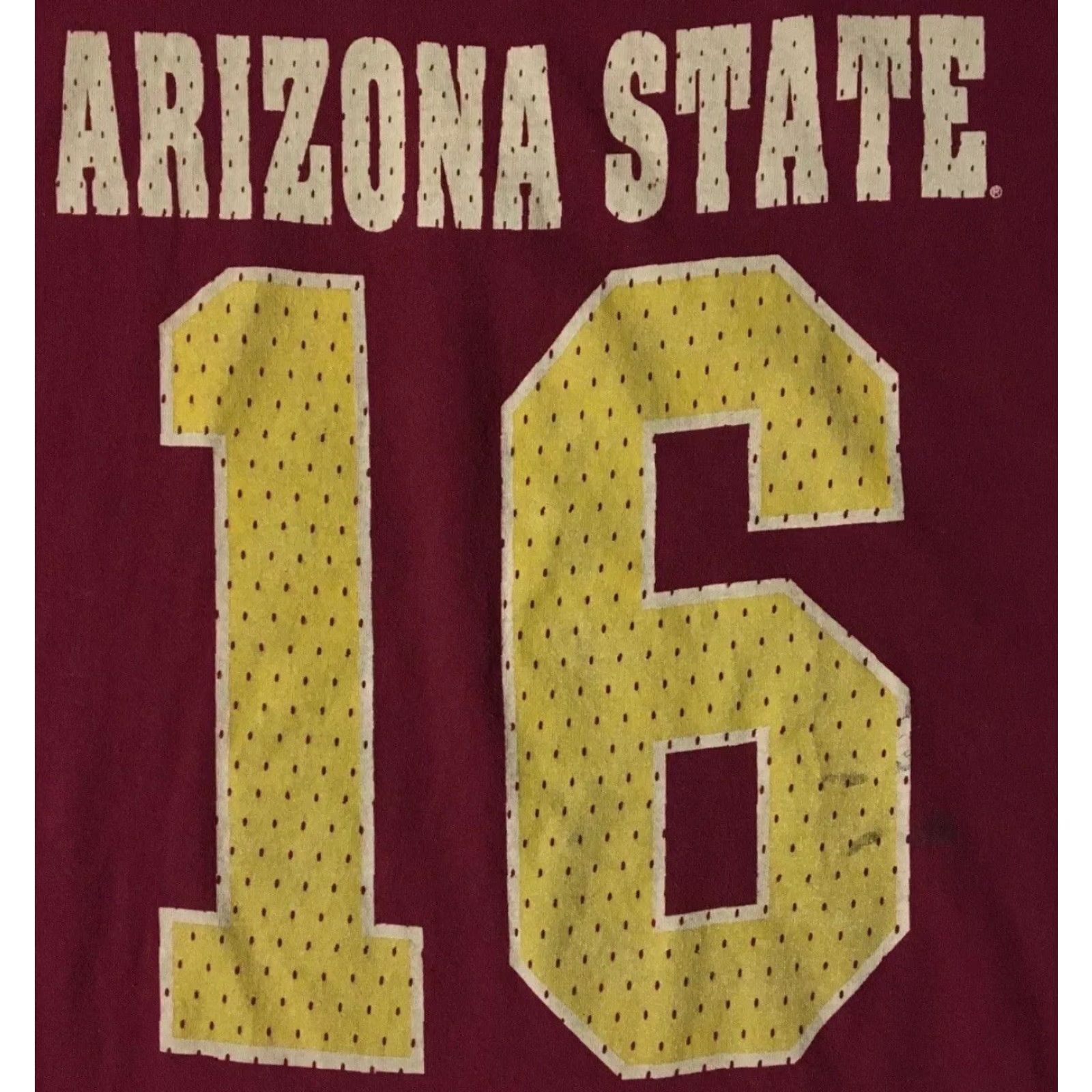 Vintage VINTAGE ASU Rose Bowl Shirt 2XL Red 90s 80s Single Stitch College Track PE Grunge Sun Devils Men Size US XXL / EU 58 / 5 - 3 Thumbnail