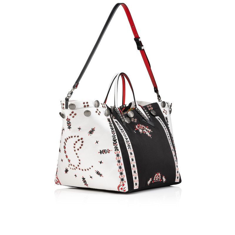Christian Louboutin oc11z0126 Size: OS/Breizcaba Large Bag in Black/White Size ONE SIZE - 3 Thumbnail