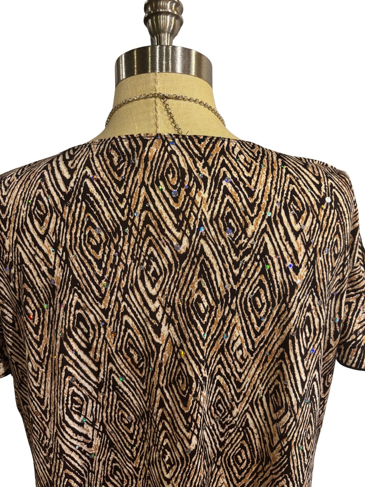 Other Women’s V-neck Top.wt9636 Size XXL / US 16-18 / IT 52-54 - 5 Thumbnail