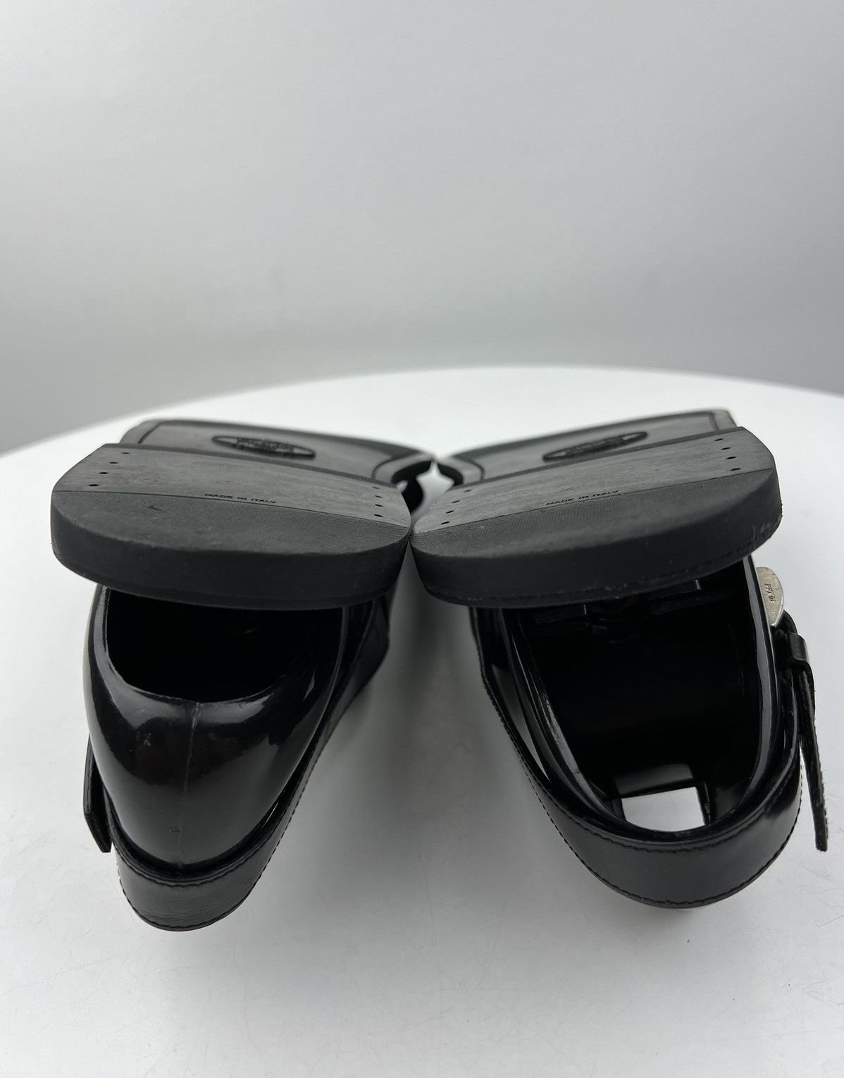 Prada PRADA MILANO Sandals Leather Shoes Straps Logo Black Men’s Size US 9 / EU 42 - 15 Thumbnail