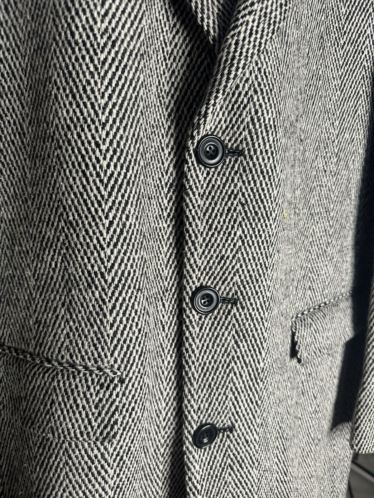Etudes Etudes single breastedtweed overcoat Size US L / EU 52-54 / 3 - 3 Thumbnail