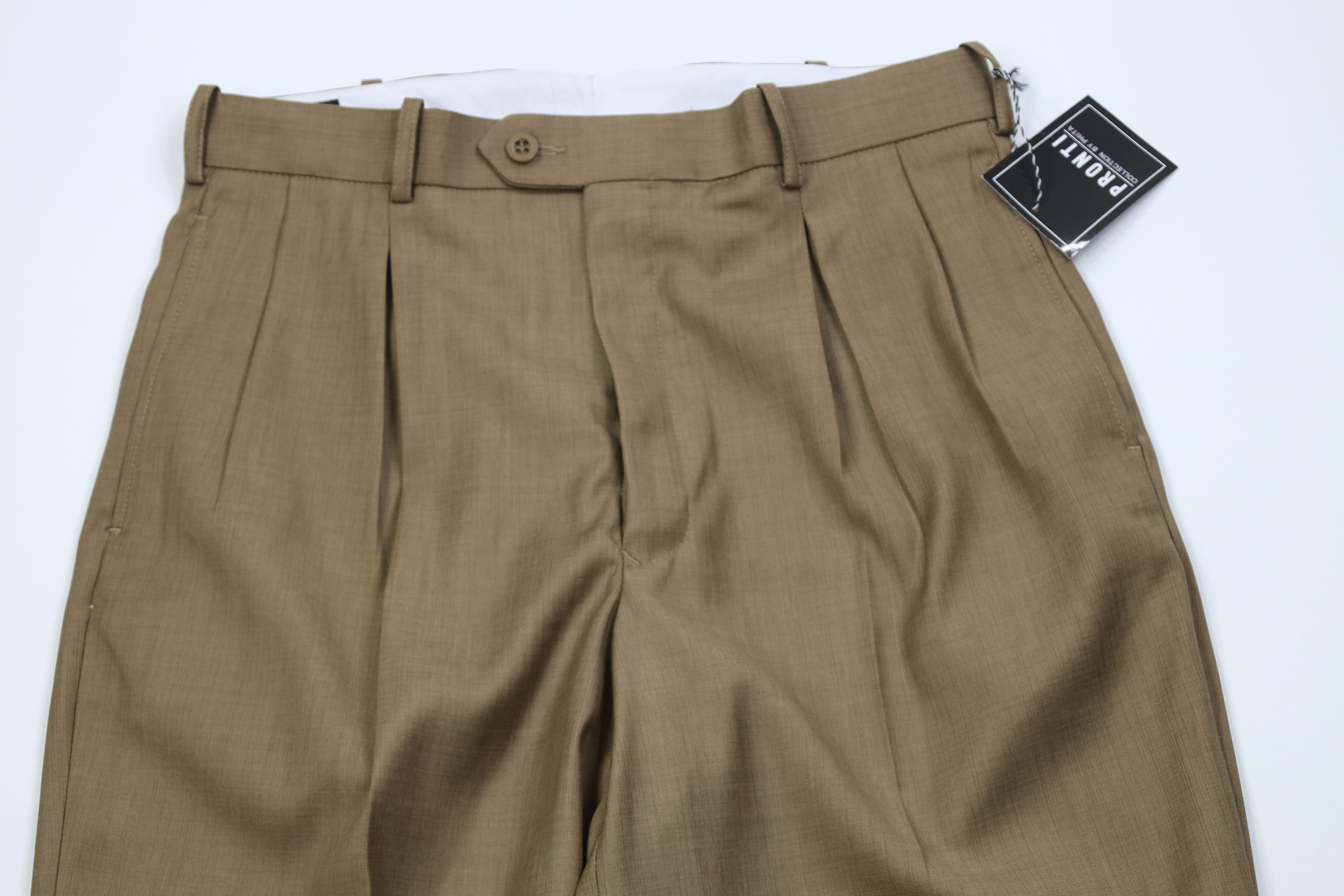 Vintage Deadstock Vintage 90s Streetwear Gabardine Wide Leg Pants Size US 32 / EU 48 - 2 Thumbnail