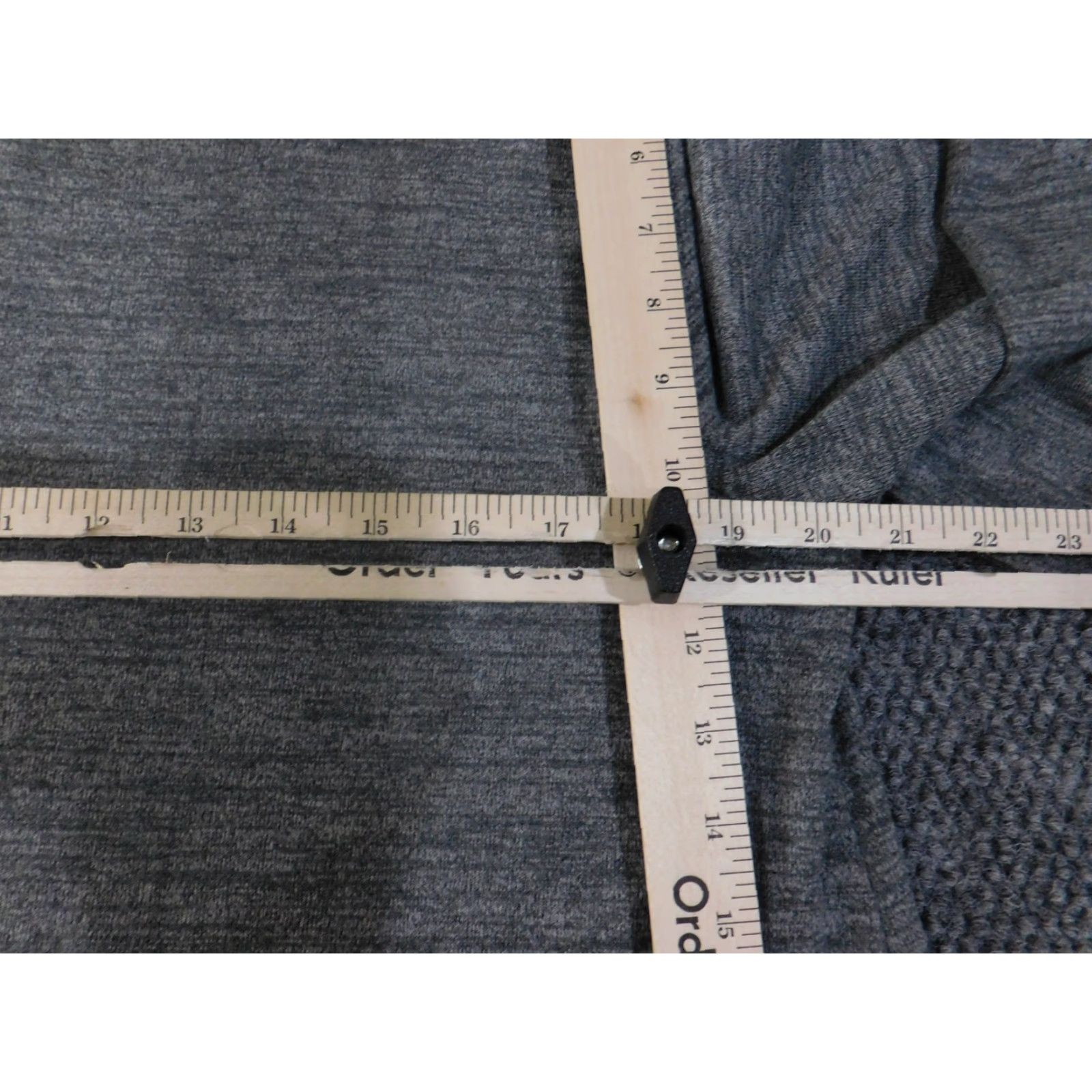 Loft LOFT Sweater Womens Large Gray Blue Ruffle Hem Long Sleeve Pullover Layered Top Size L / US 10 / IT 46 - 5 Thumbnail