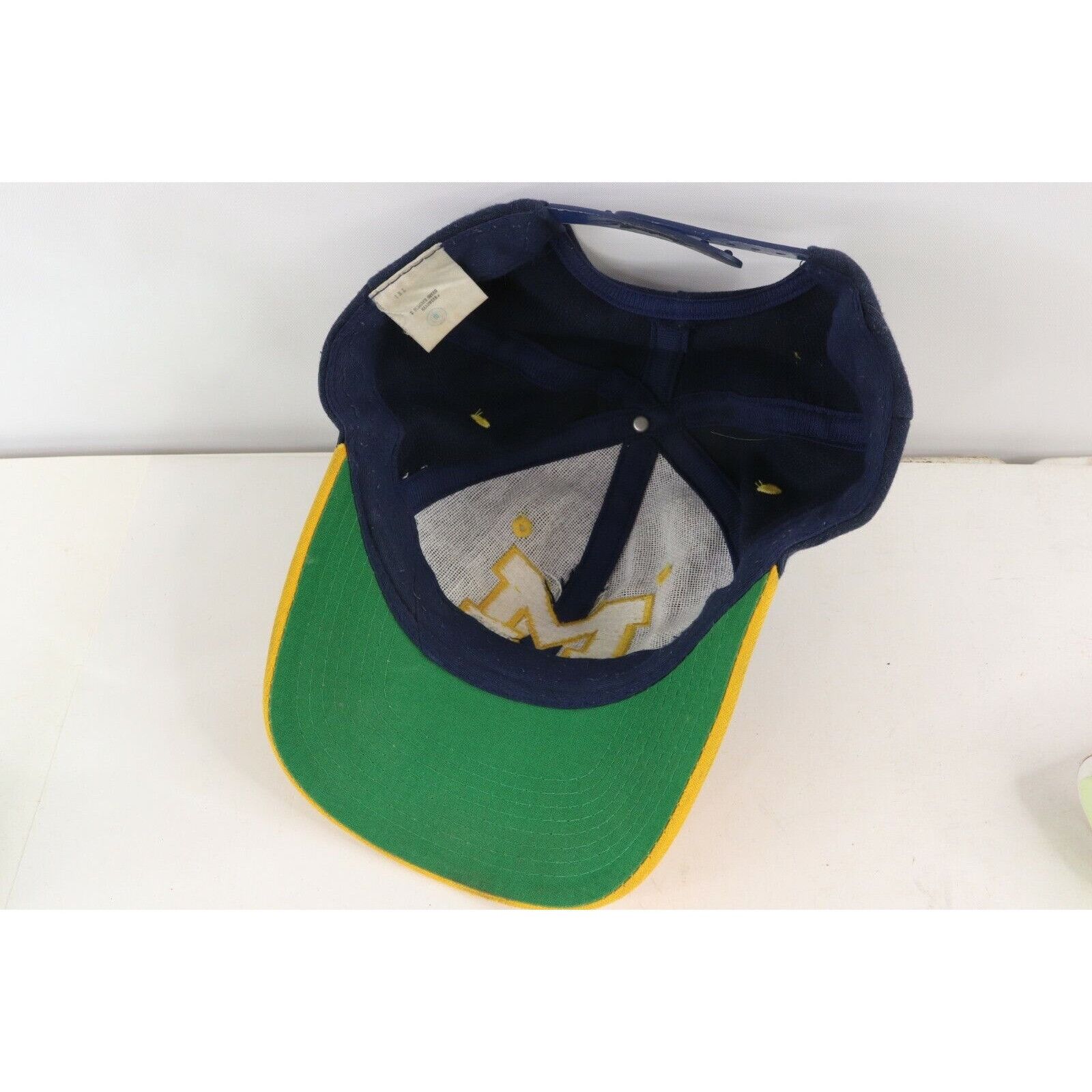 Vintage Vintage 90s Distressed University of Michigan Snapback Hat Size ONE SIZE - 8 Thumbnail