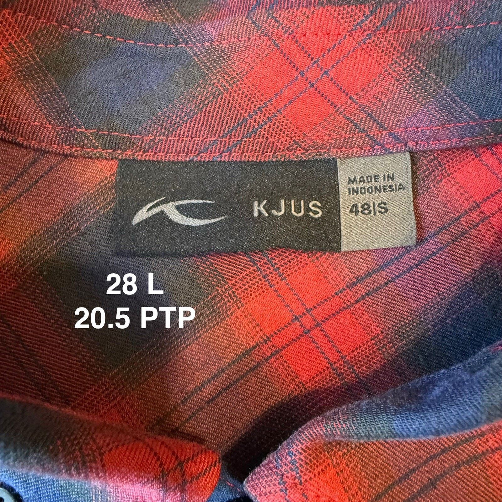 KJUS KJUS Flannel Small Multicolor Red Navy Hiking Outerwear Size US S / EU 44-46 / 1 - 7 Thumbnail