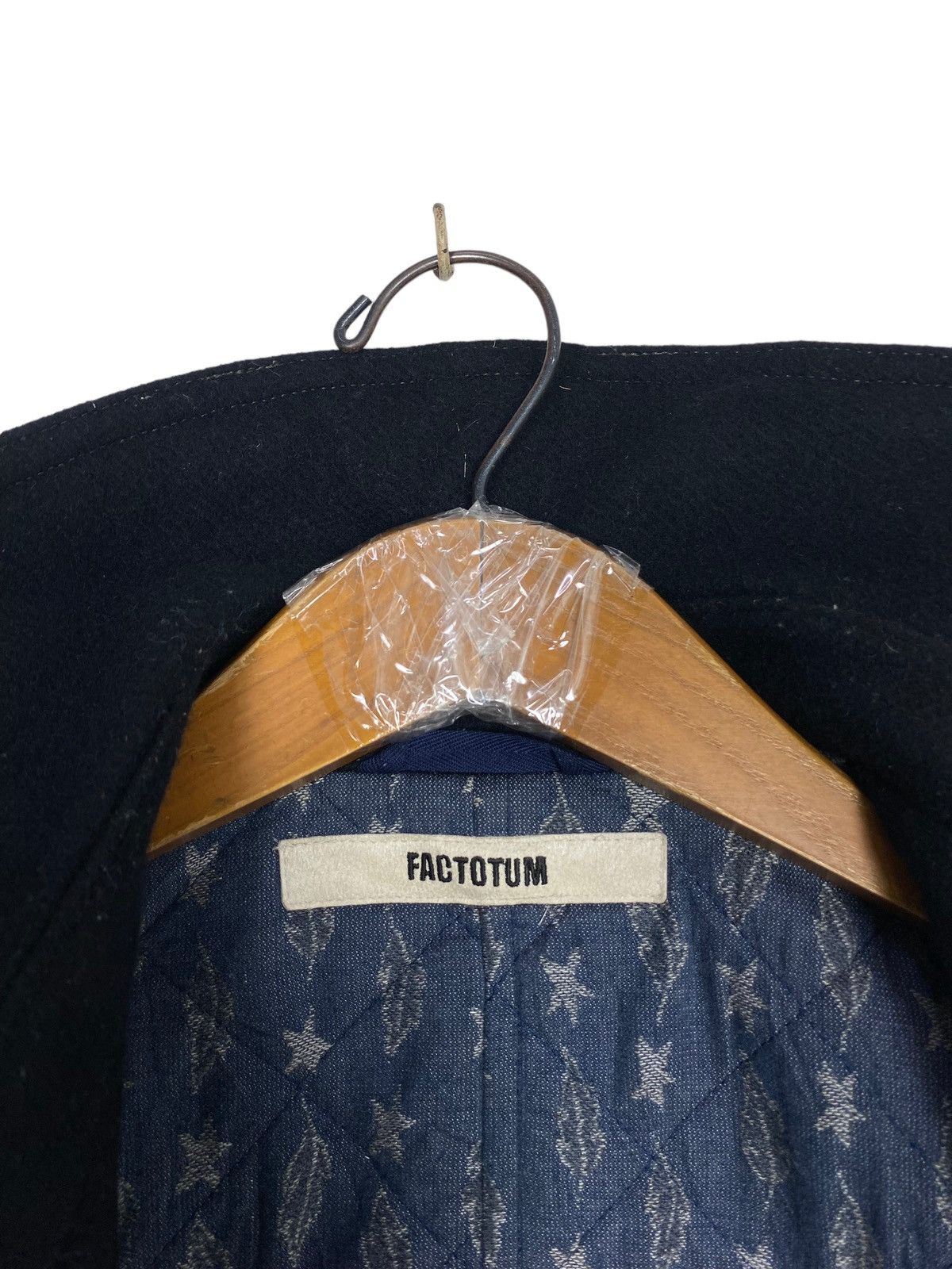 FACTOTUM Rare‼️ Factotum Double Breasted Pea Coat Made in Japan Size S / US 4 / IT 40 - 7 Thumbnail