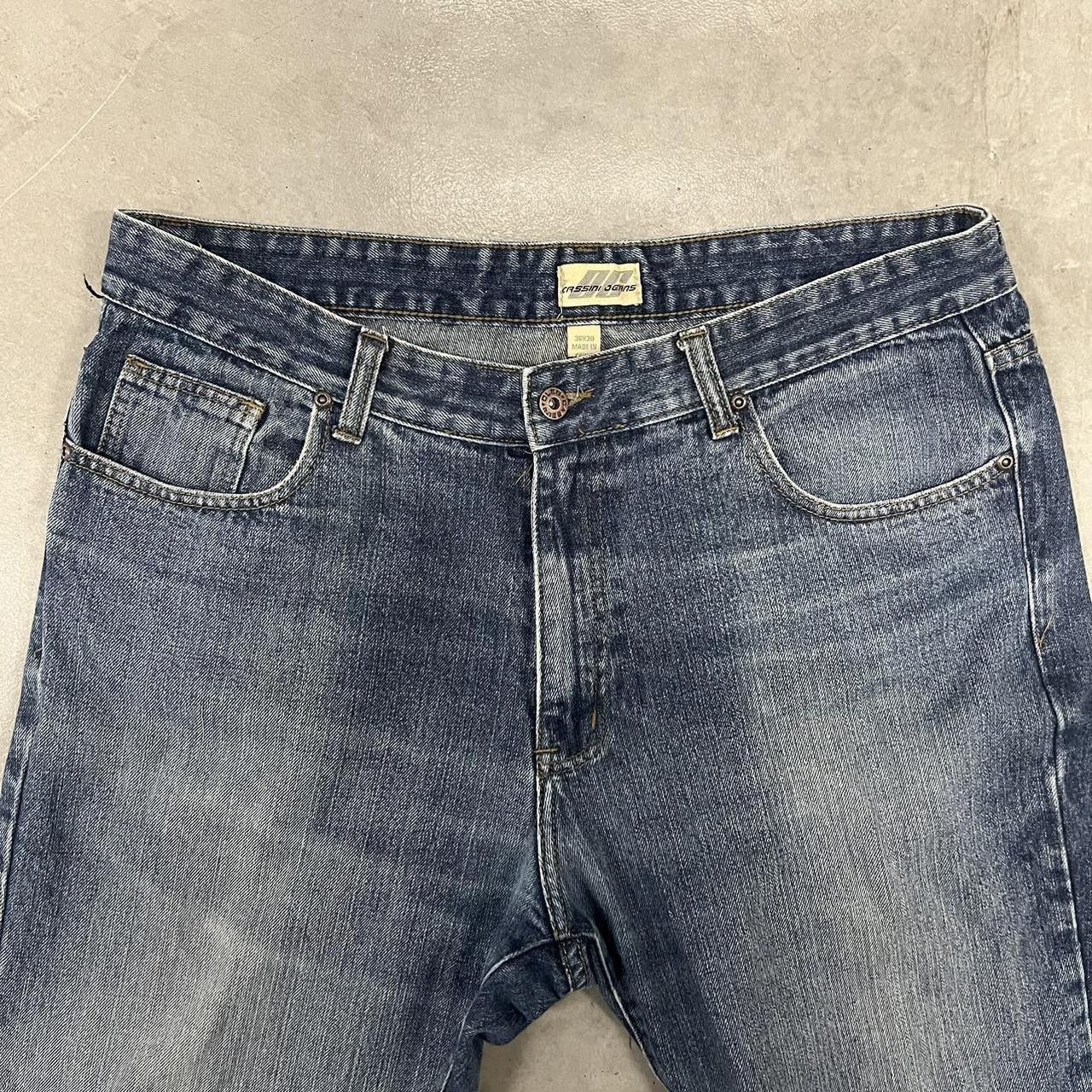 Oleg Cassini Crazy Vintage Y2K/2000s Super Baggy Grunge Dark Wash Y2K Oleg Cassini Denim Jeans! Size US 36 / EU 52 - 3 Thumbnail