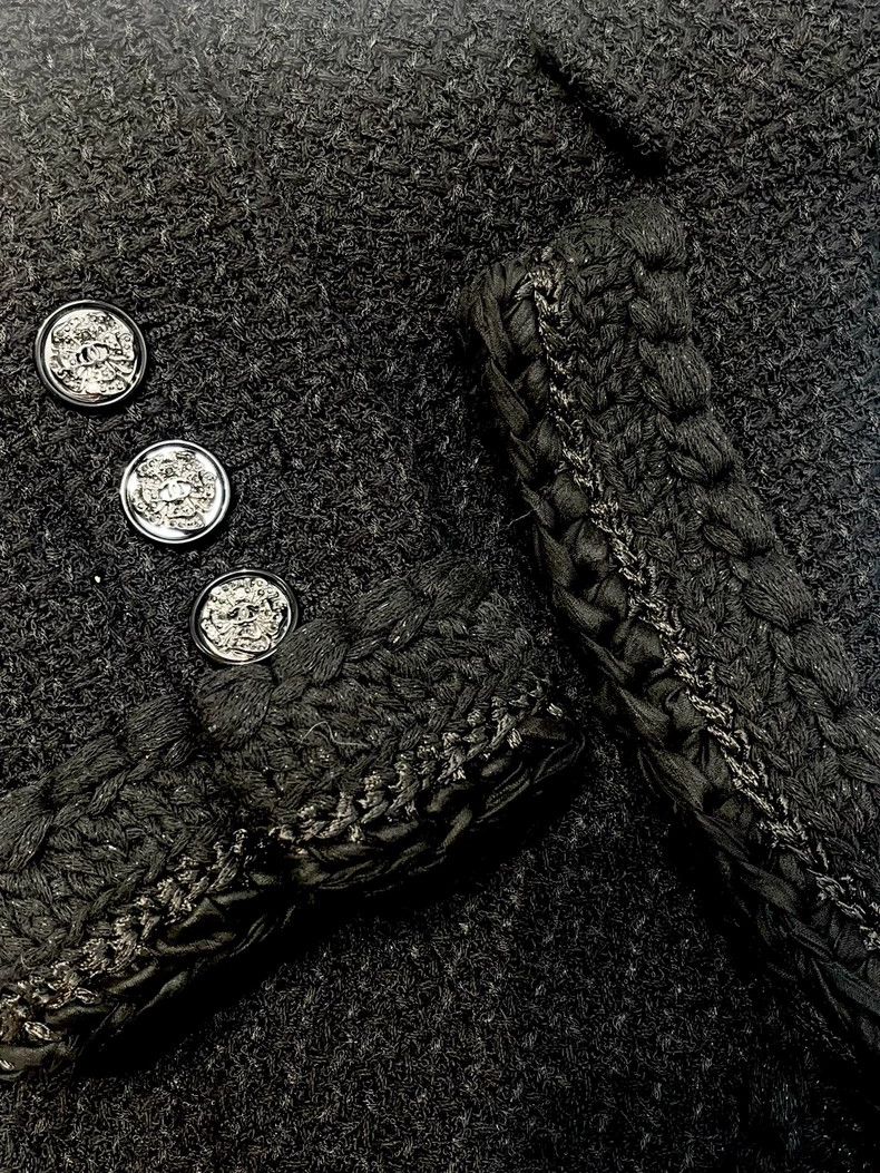 Chanel Chanel 22C Early Spring Vacation Series 36-size black twee Size XS / US 0-2 / IT 36-38 - 7 Thumbnail