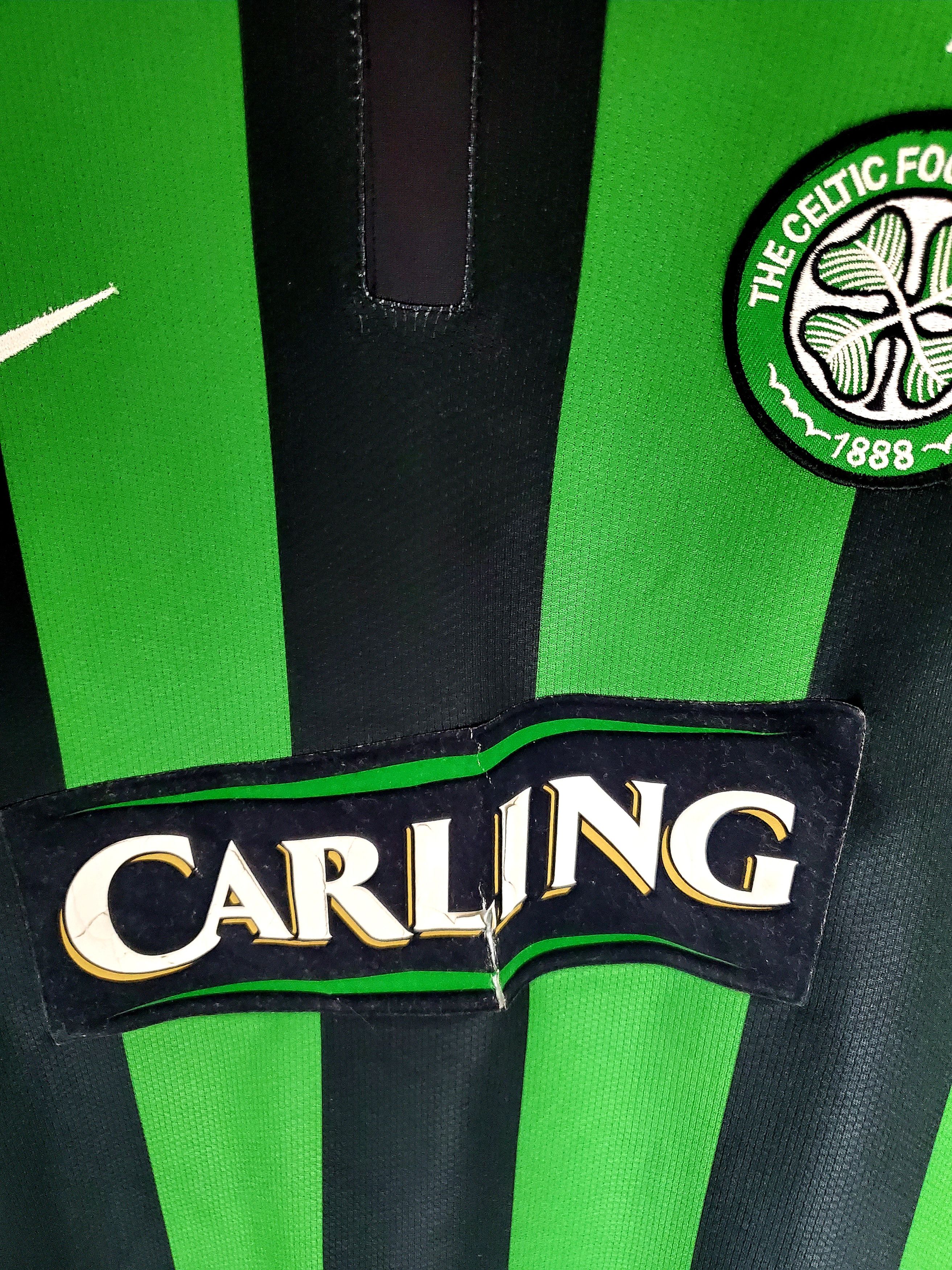 Nike × Vintage CELTIC 2006/2007 AWAY FOOTBALL SHIRT NIKE SOCCER L Size US L / EU 52-54 / 3 - 3 Thumbnail