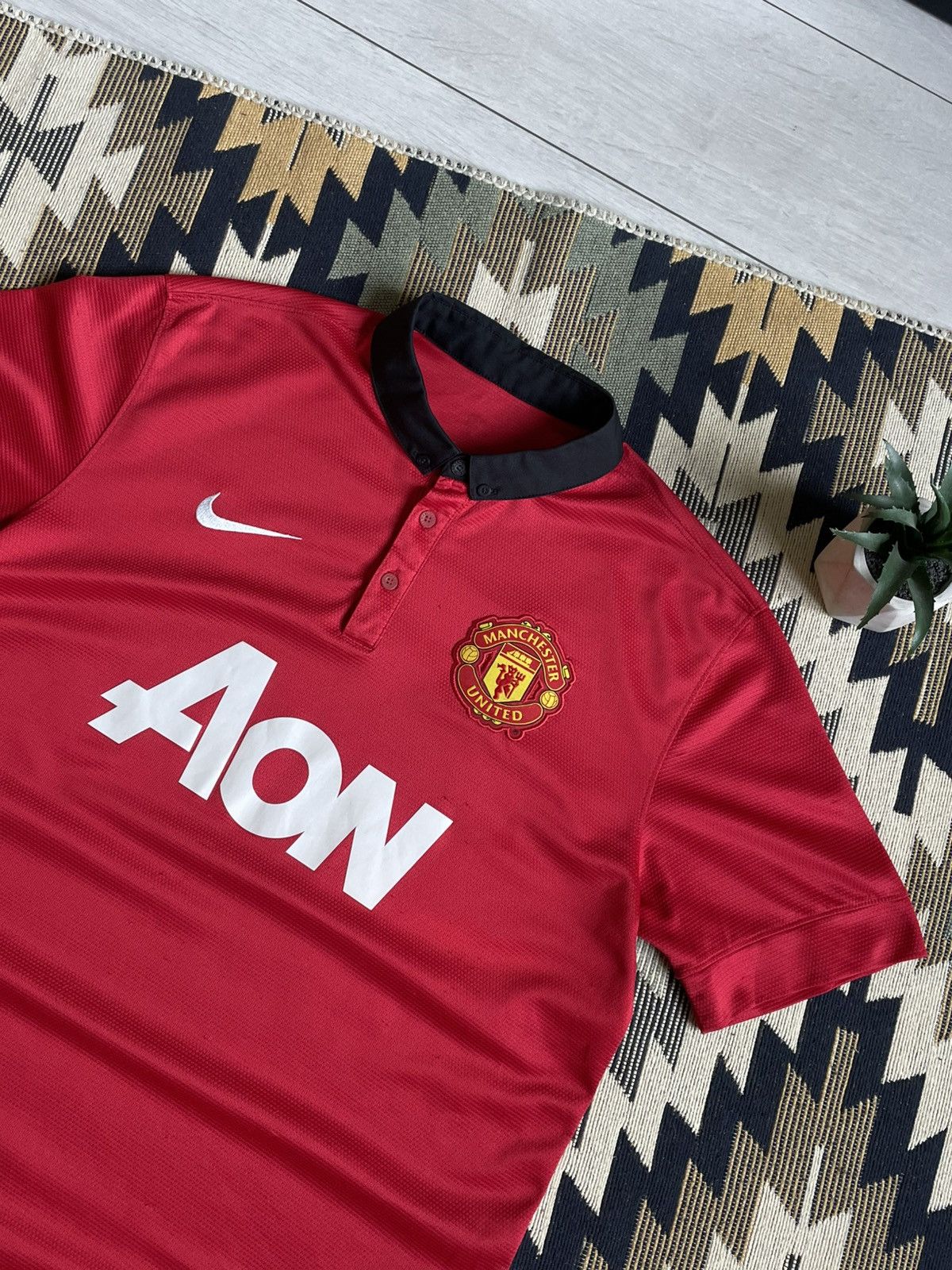 Nike Nike Manchester United 2013/14 Home Blockcore Jersey Size US L / EU 52-54 / 3 - 4 Thumbnail